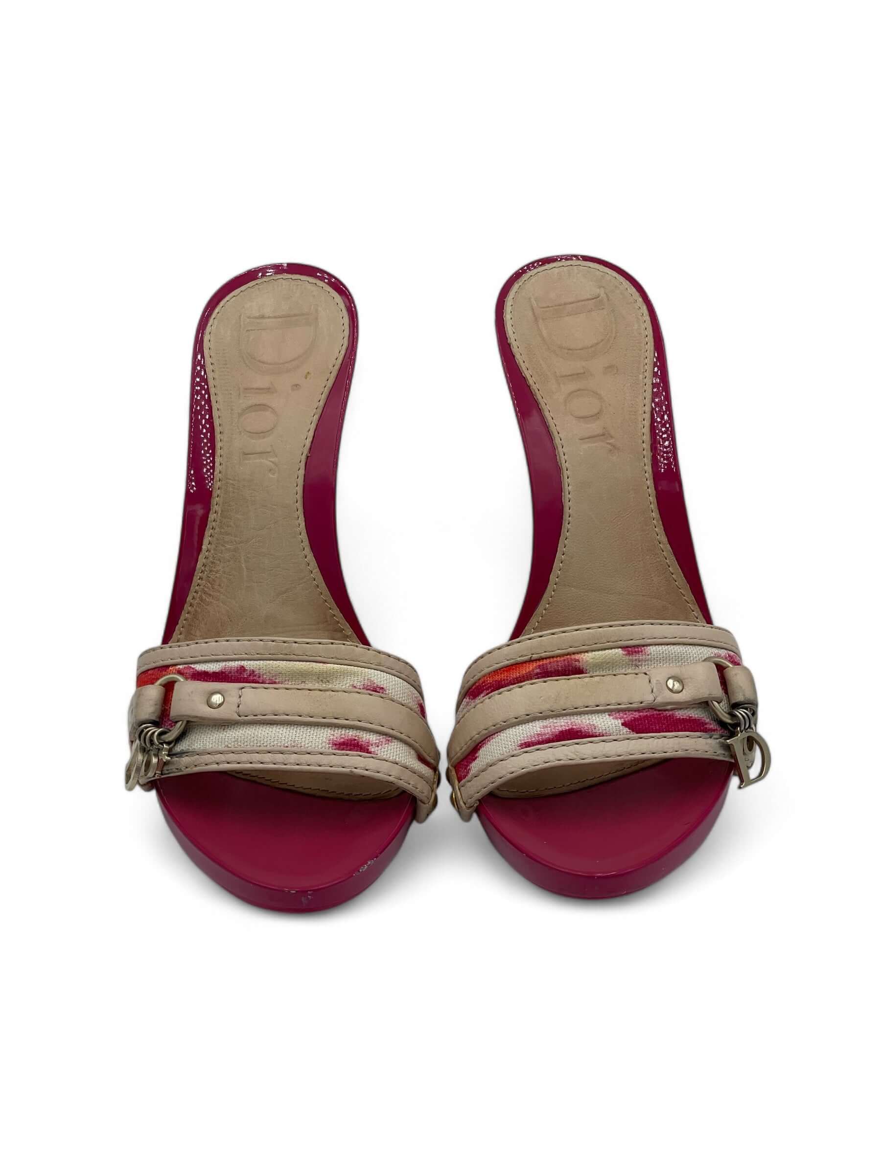 Dior – Rosa Mule-Sandale, Größe 35