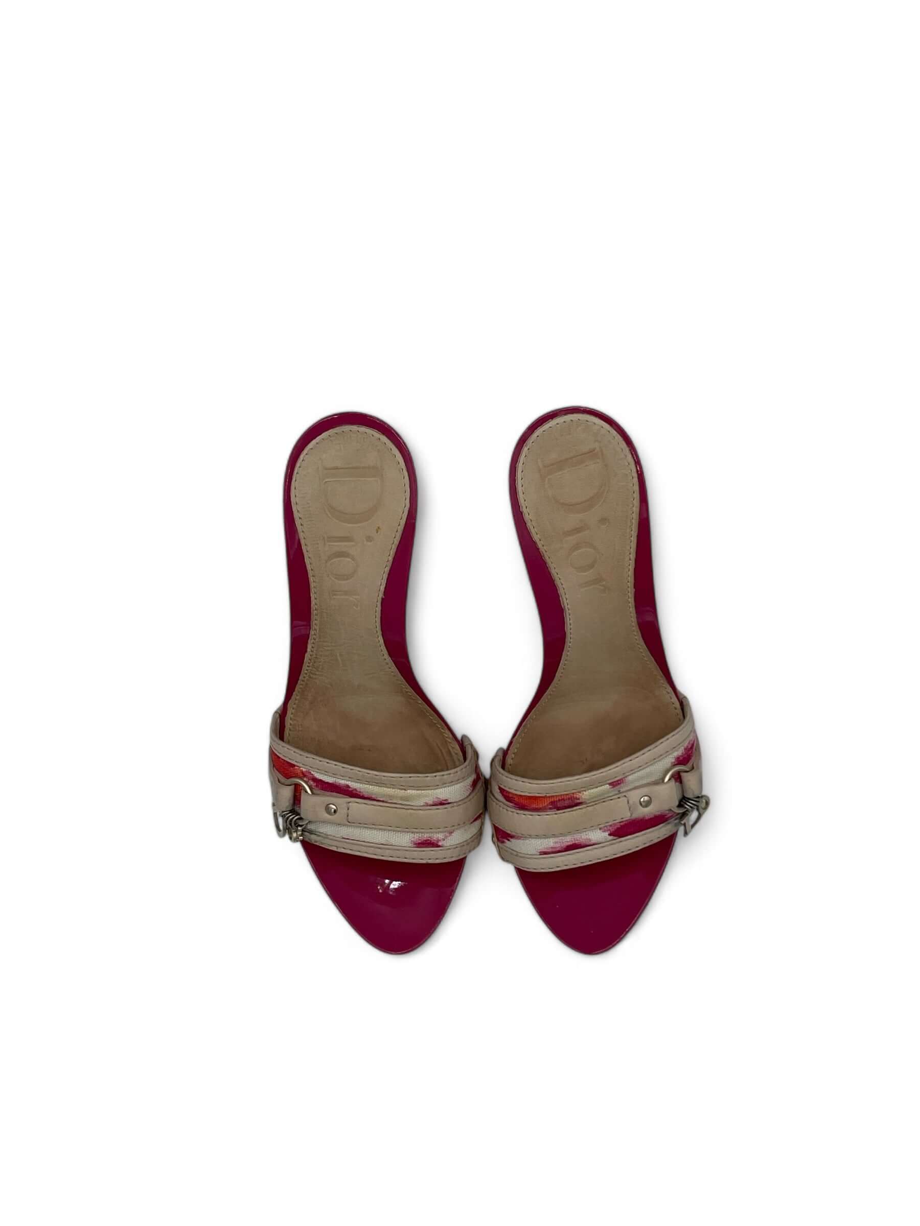 Dior – Rosa Mule-Sandale, Größe 35