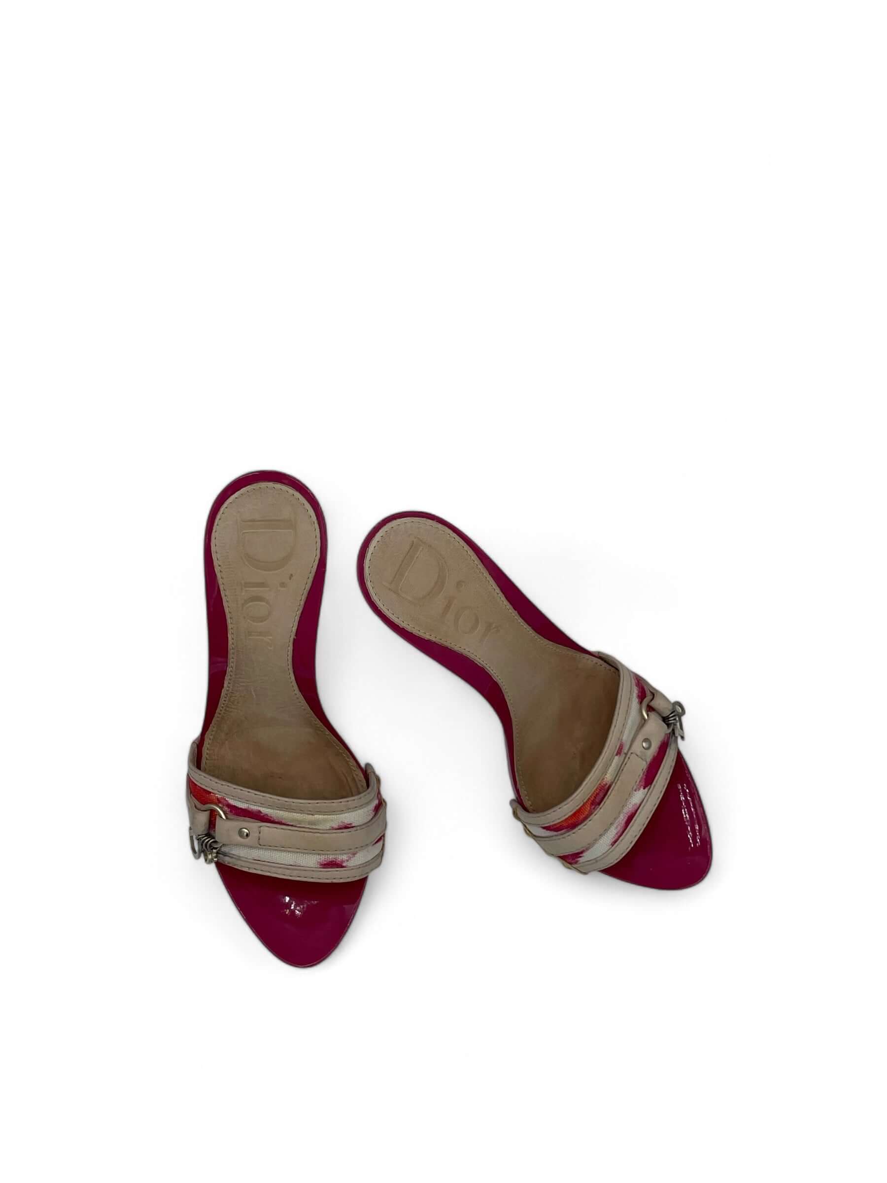 Dior – Rosa Mule-Sandale, Größe 35