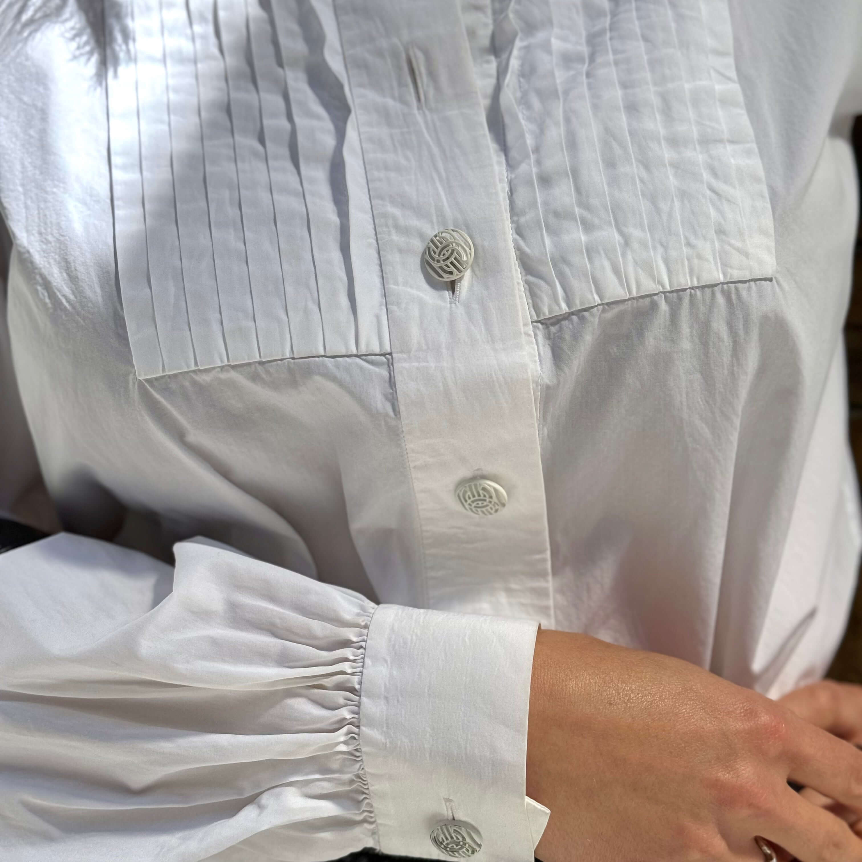 Chanel - Chemisier blanc T38