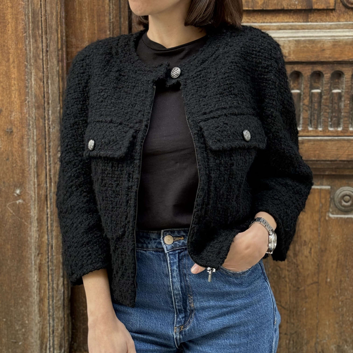 Chanel - Giacca in tweed T40