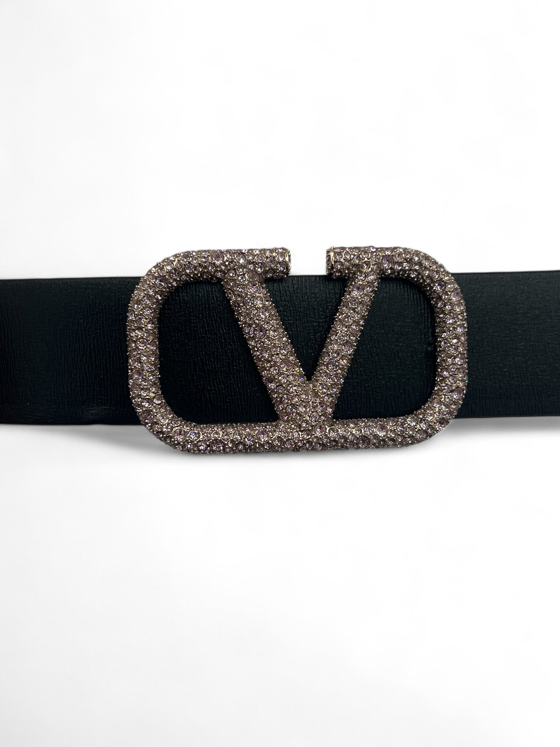 Valentino - Reversible rhinestone belt size TS