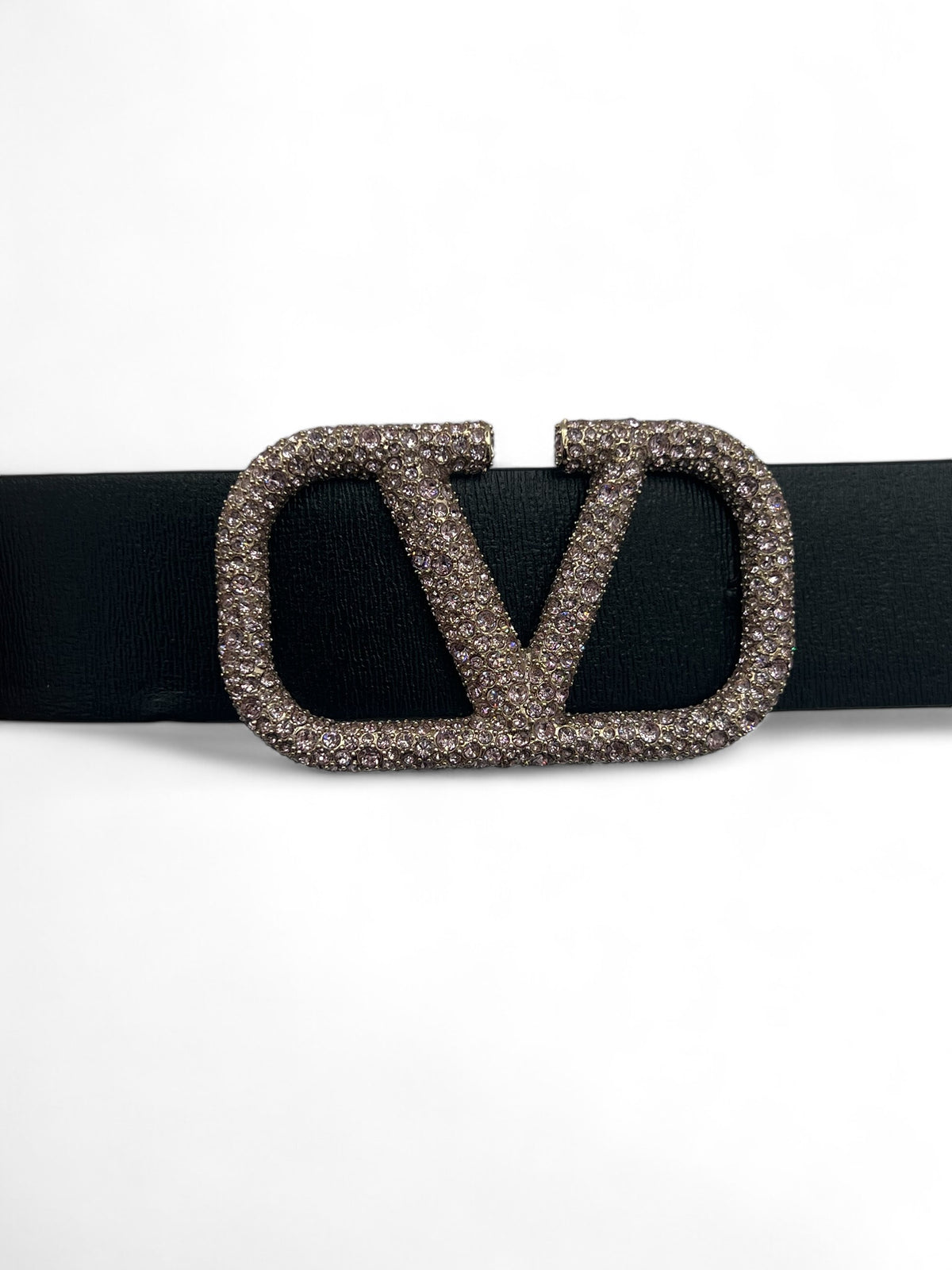 Valentino - Ceinture réversible à strass TS