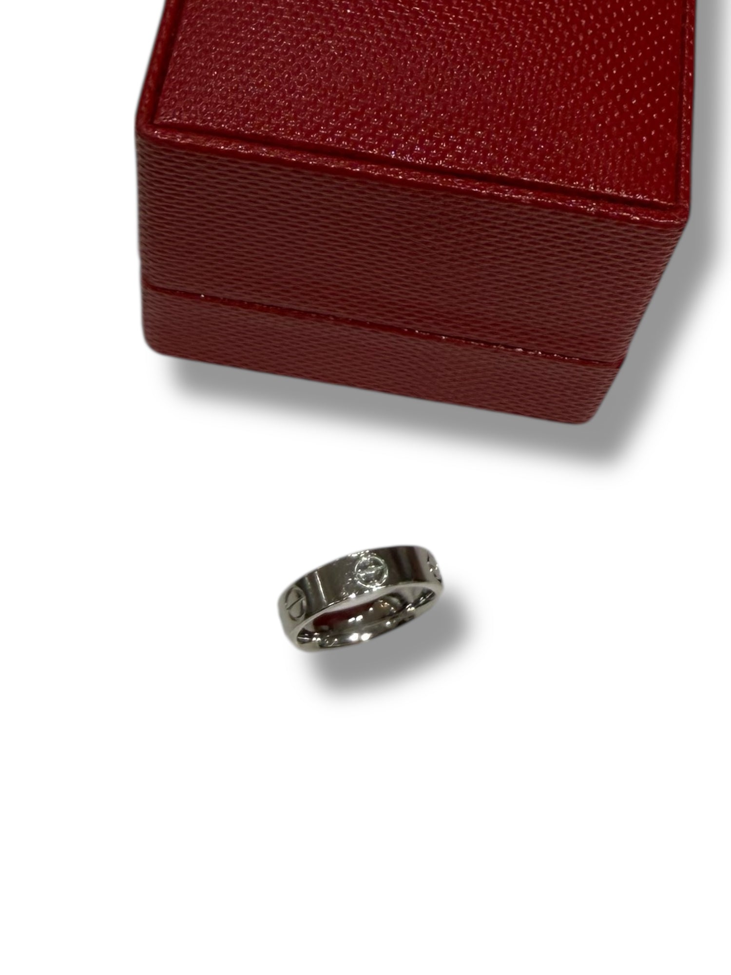 Cartier - Bague Love Classique Or gris t.51