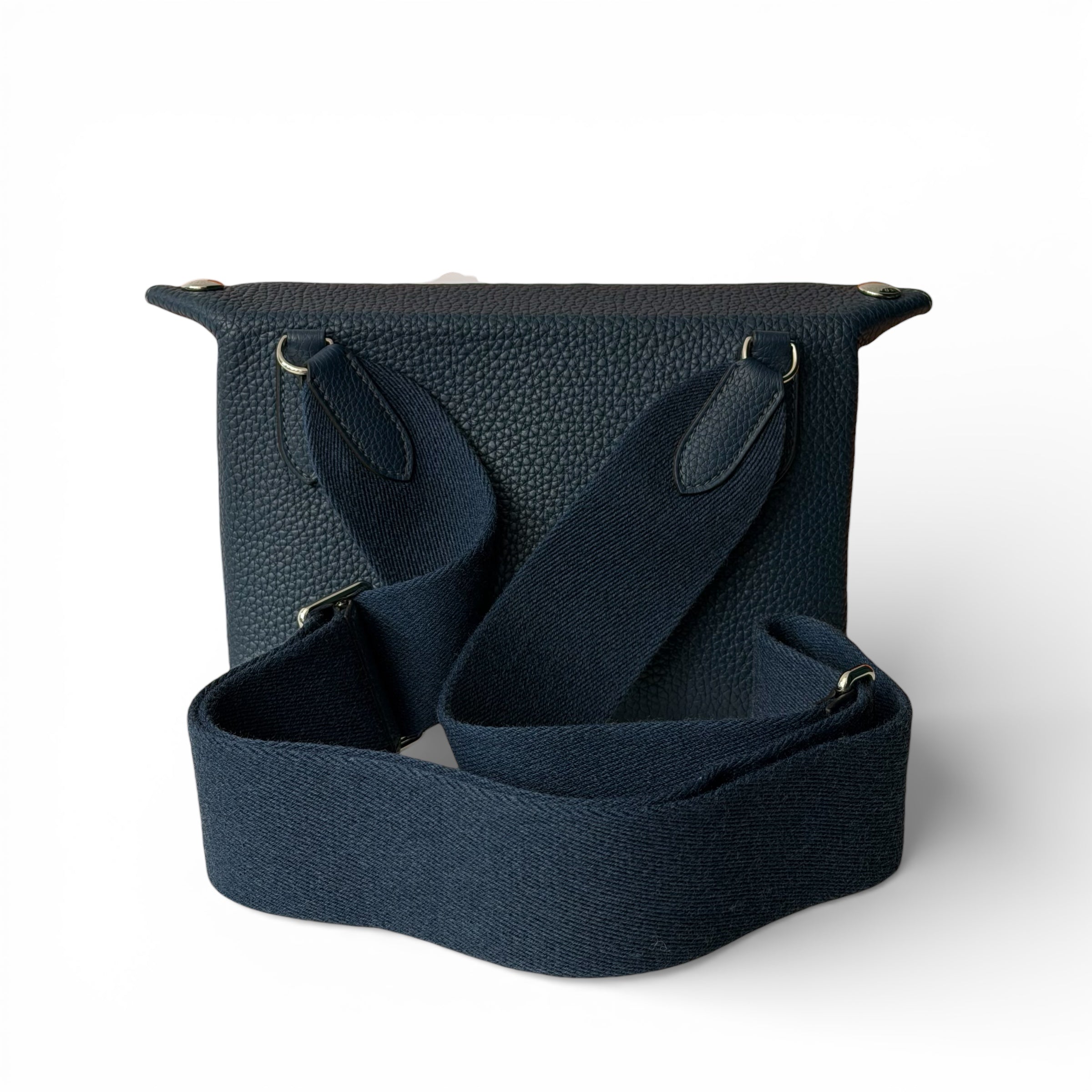 Hermès - Sac Videpoches bleu marine
