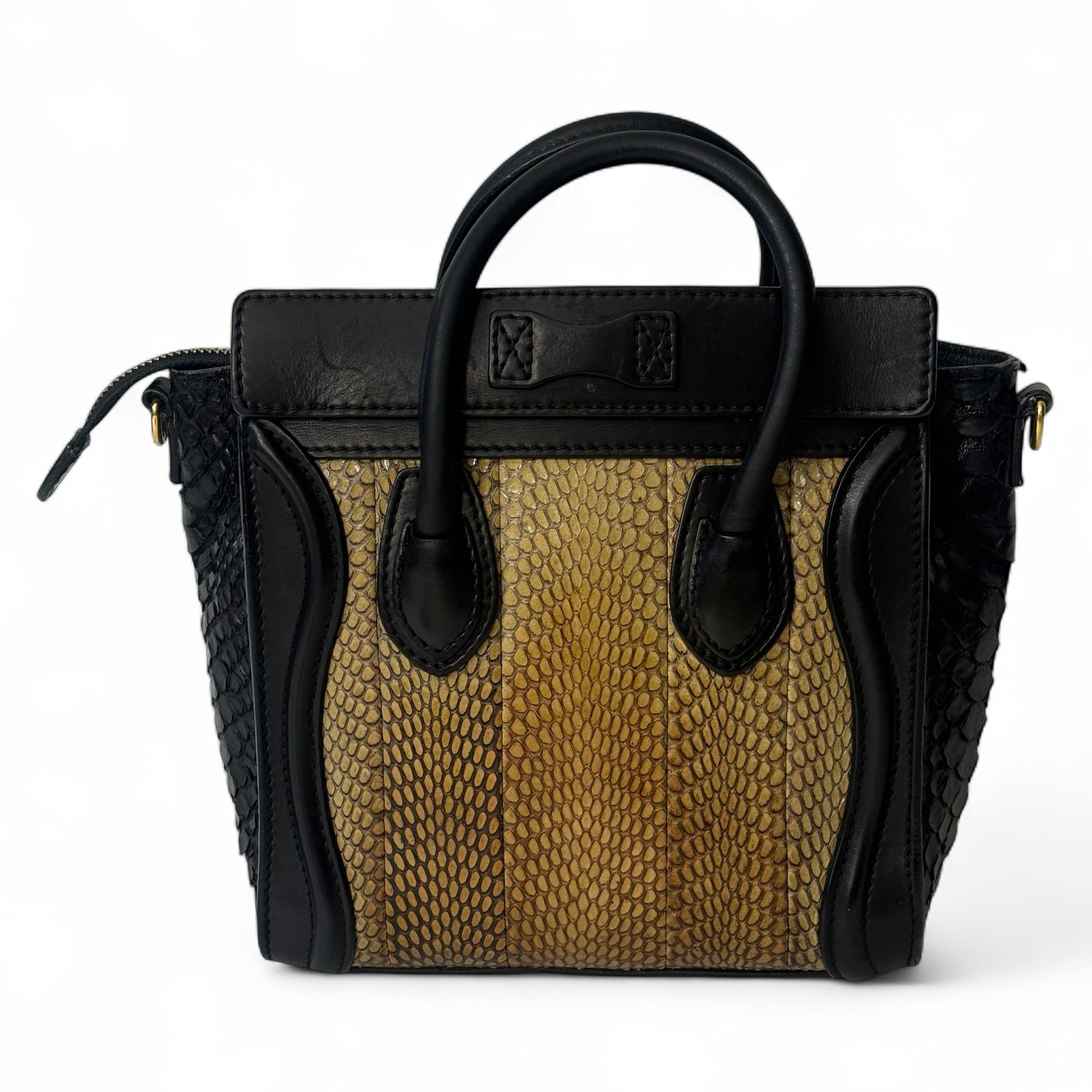 Celine - Sac Luggage Python PM