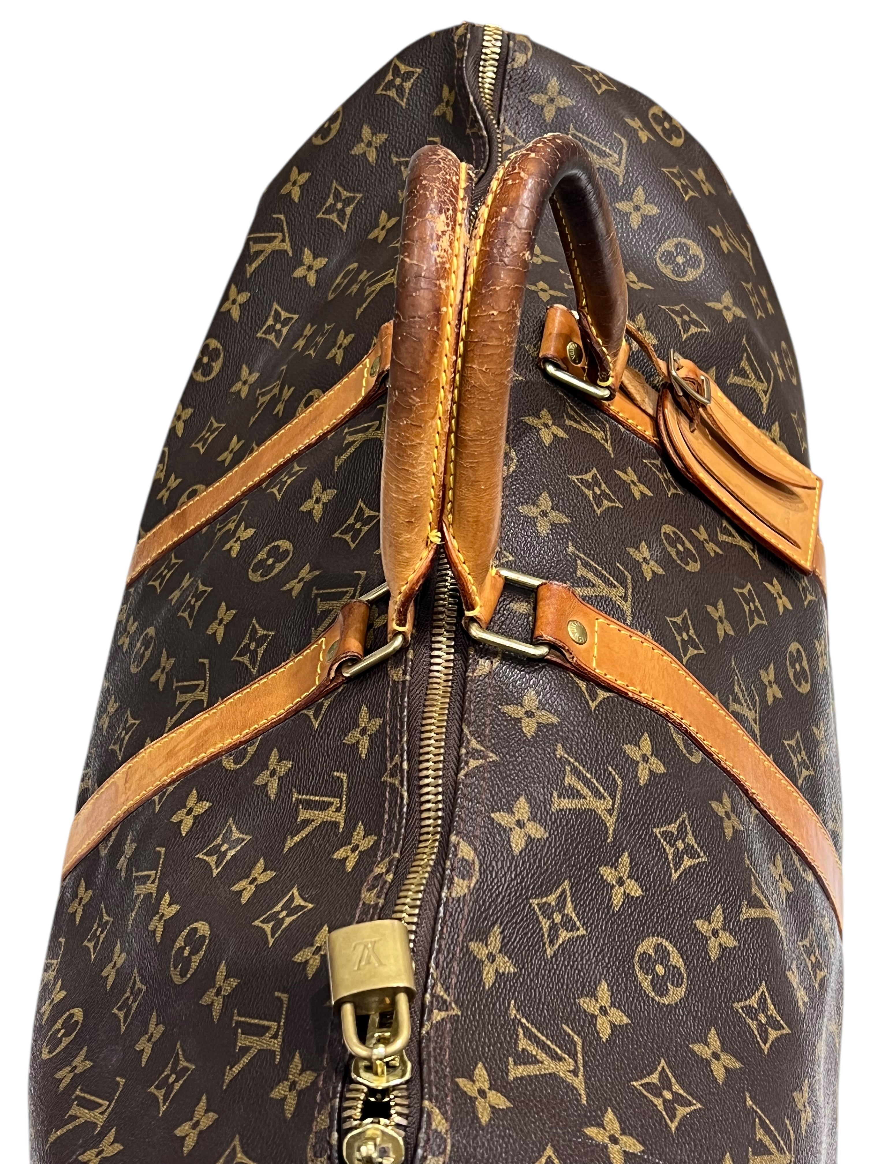 Louis Vuitton - sac keepall 50 vintage toile monogramme