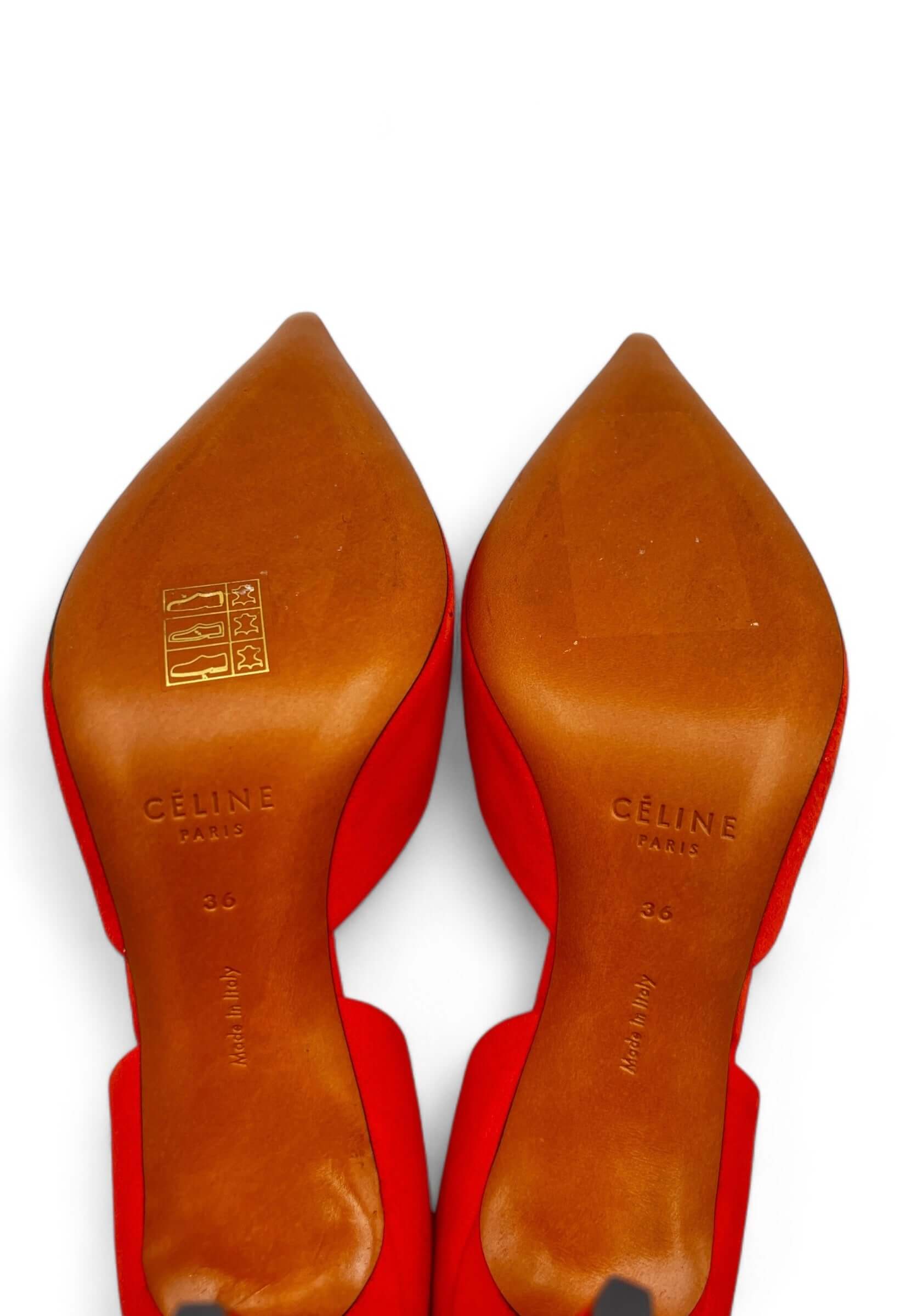 Céline - Orange pump size 36