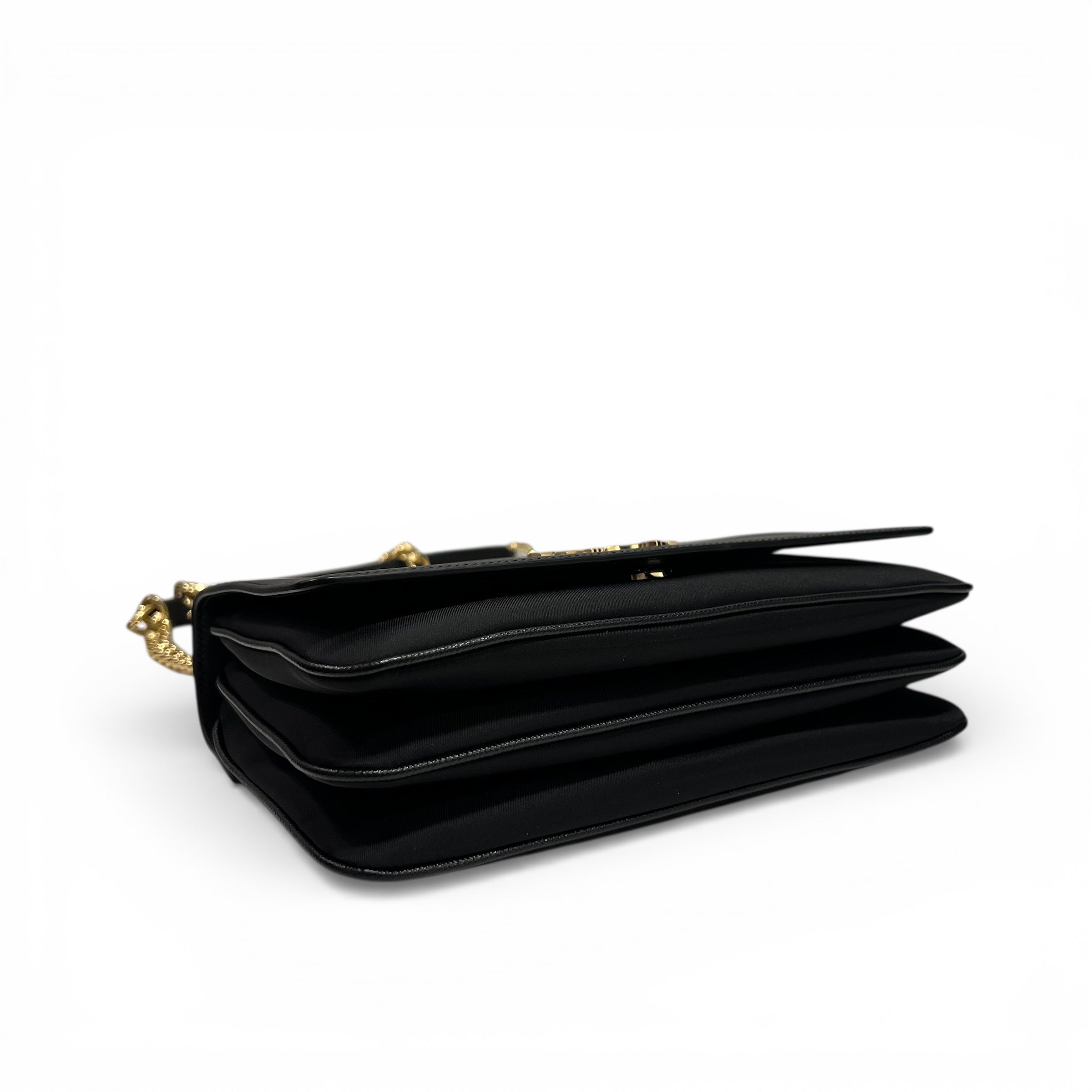 Prada - Sac bandoulière en cuir et nylon