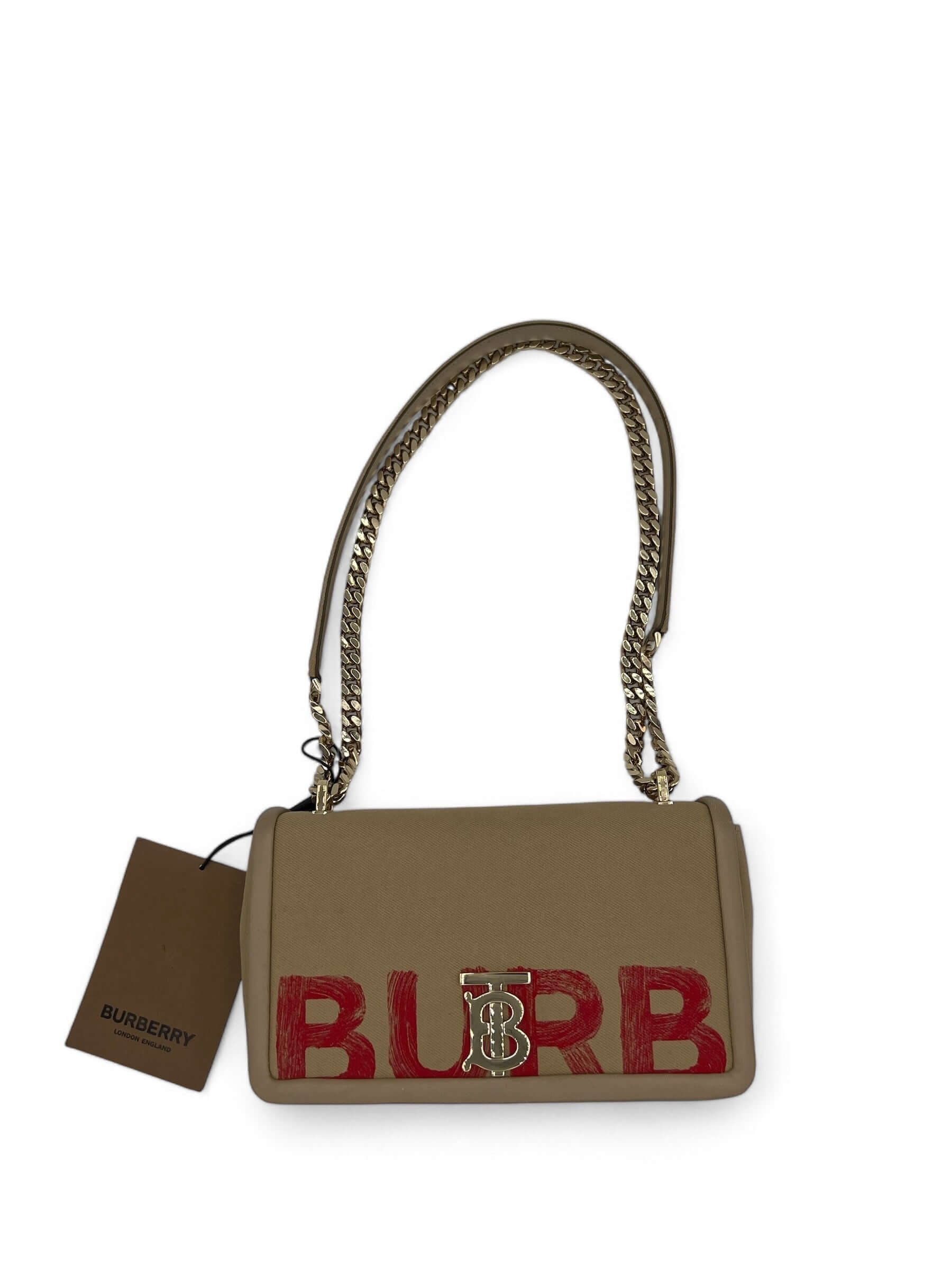 Burberry - Borsa Lola Honey Red