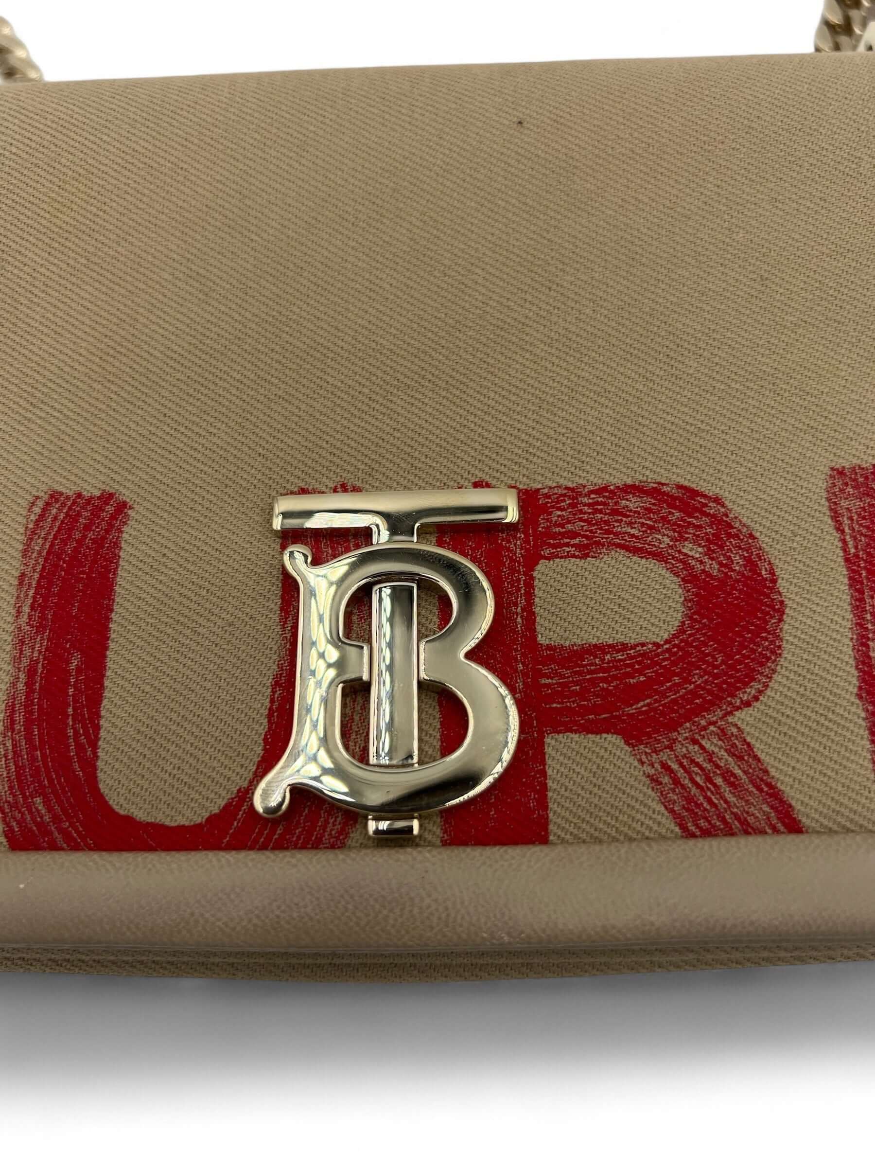 Burberry - Borsa Lola Honey Red