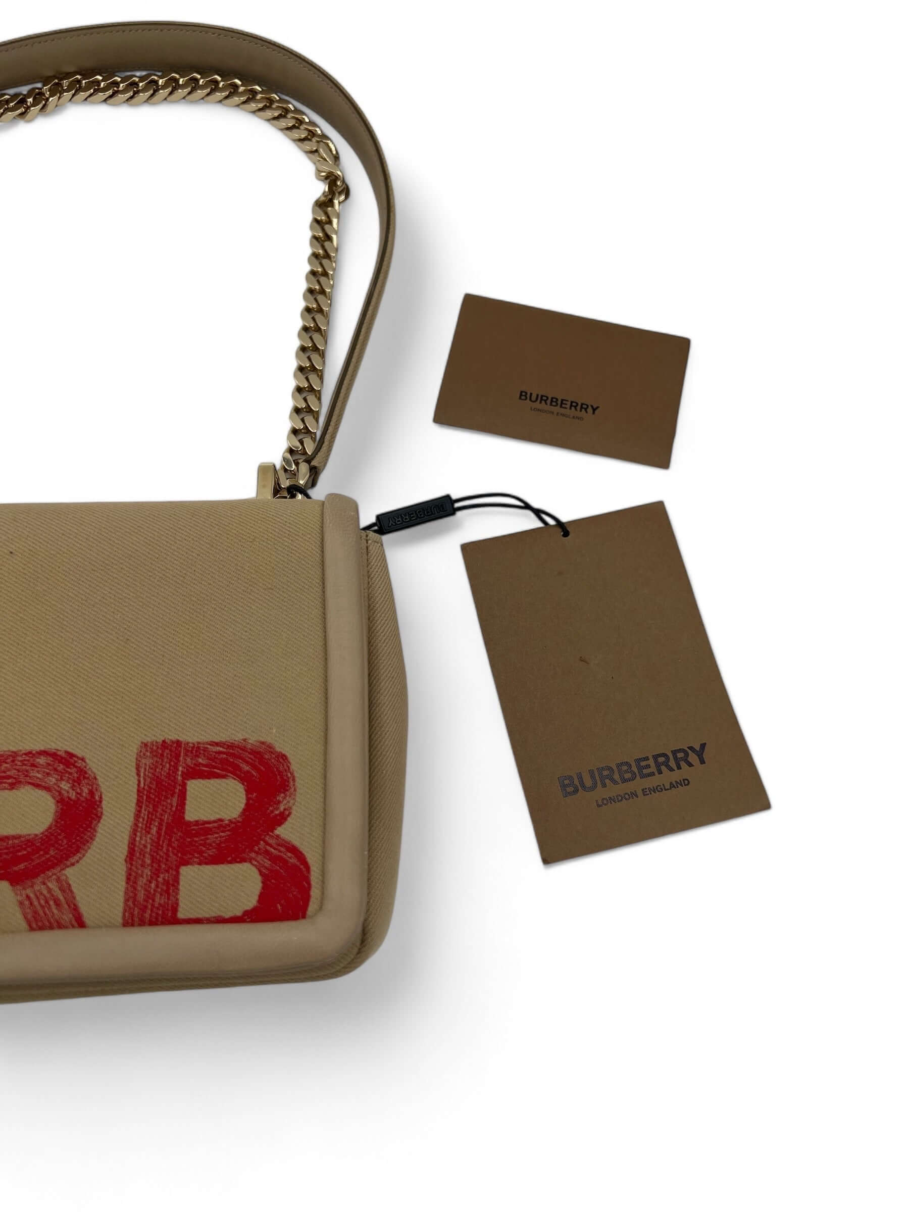 Burberry - Borsa Lola Honey Red