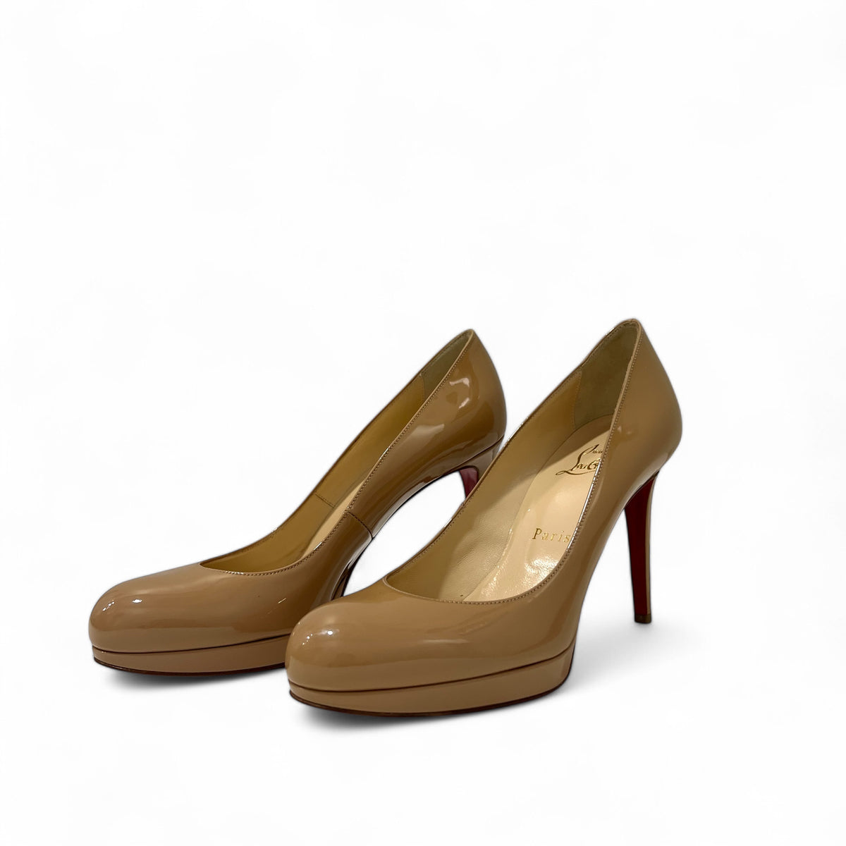 Louboutin - Pumps aus lackiertem Leder Gr. 37