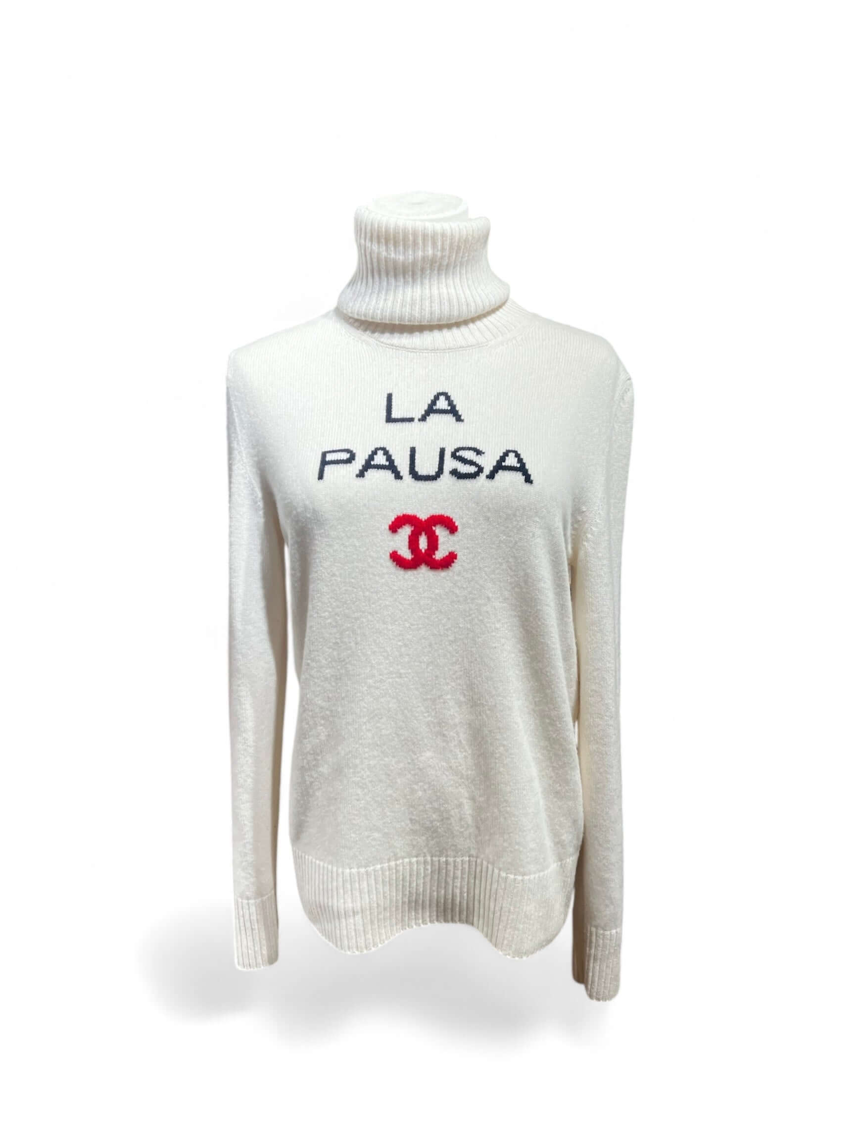 Chanel - Pull col roulé T34