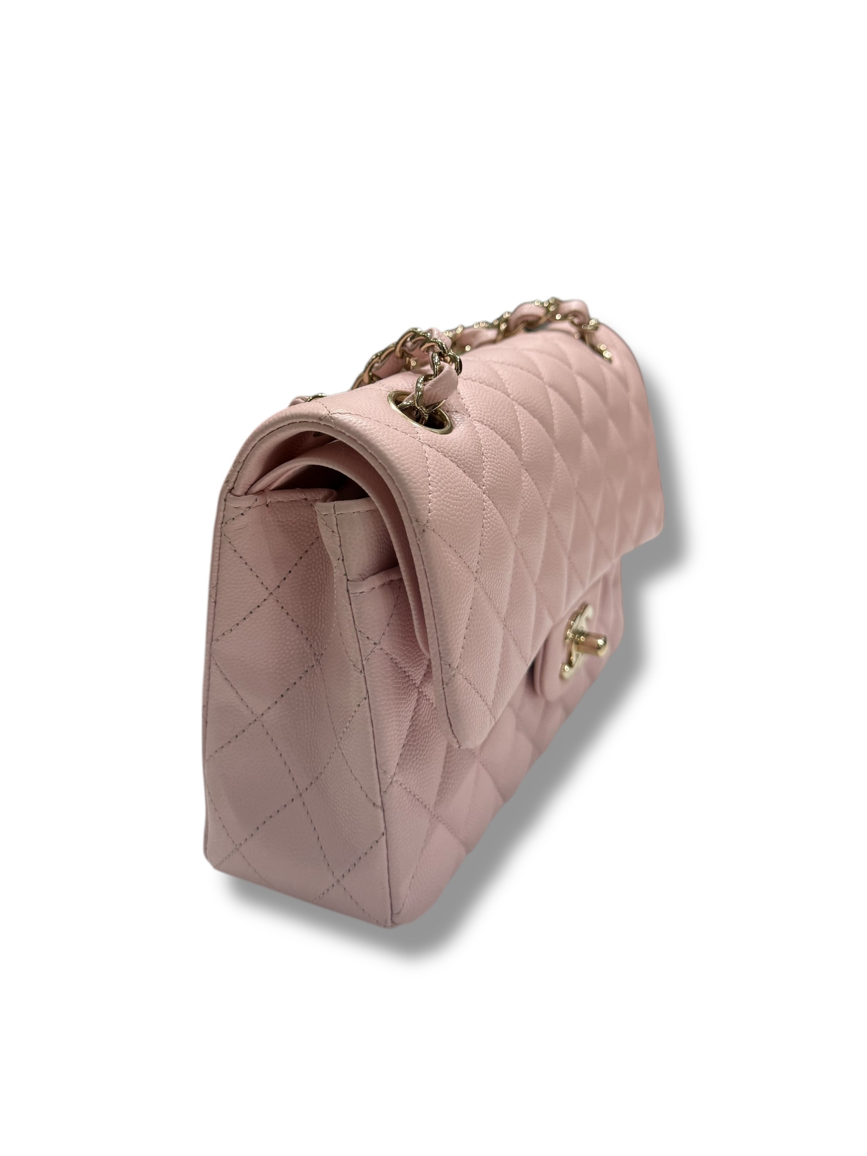 Chanel - Sac 11.12 Timeless Small 23 Double Flap Baby Pink | Les Folies d’Eugénie