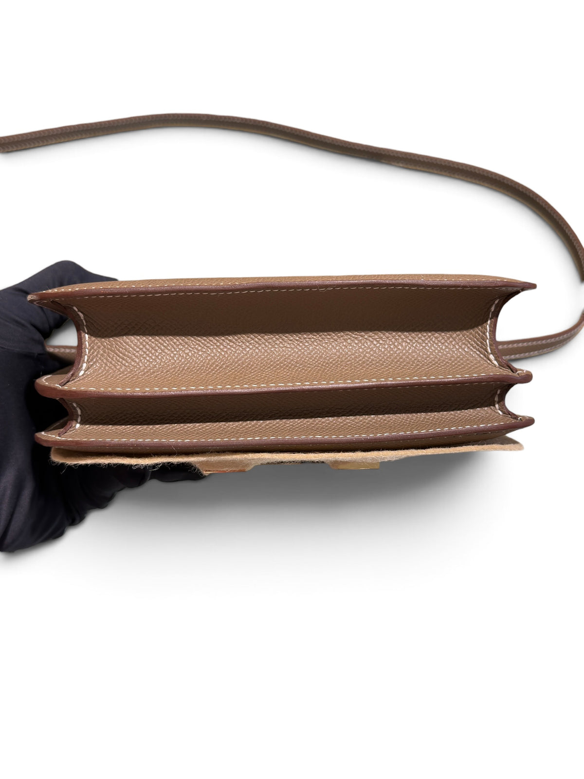 Hermès – Constance 18 Tasche, Étoupe