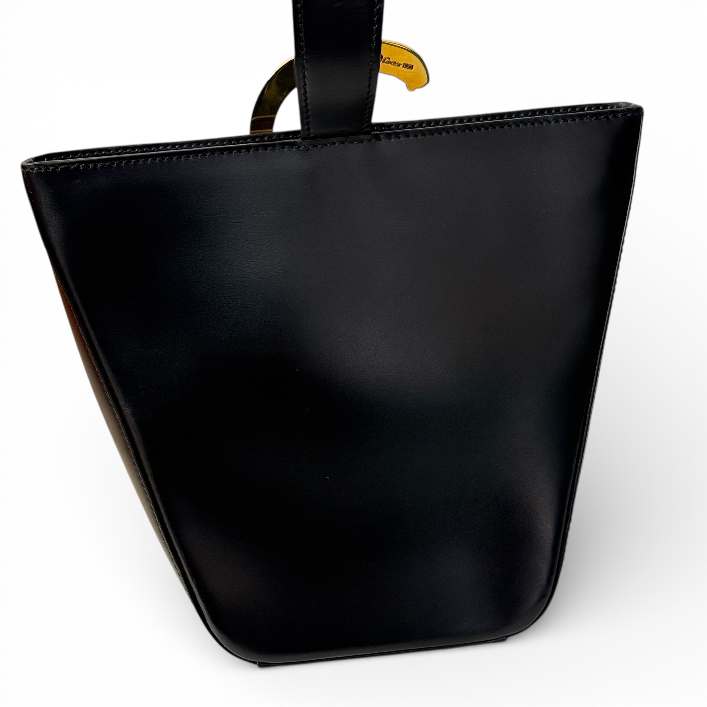 Cartier - Panther-Tasche aus schwarzem Leder