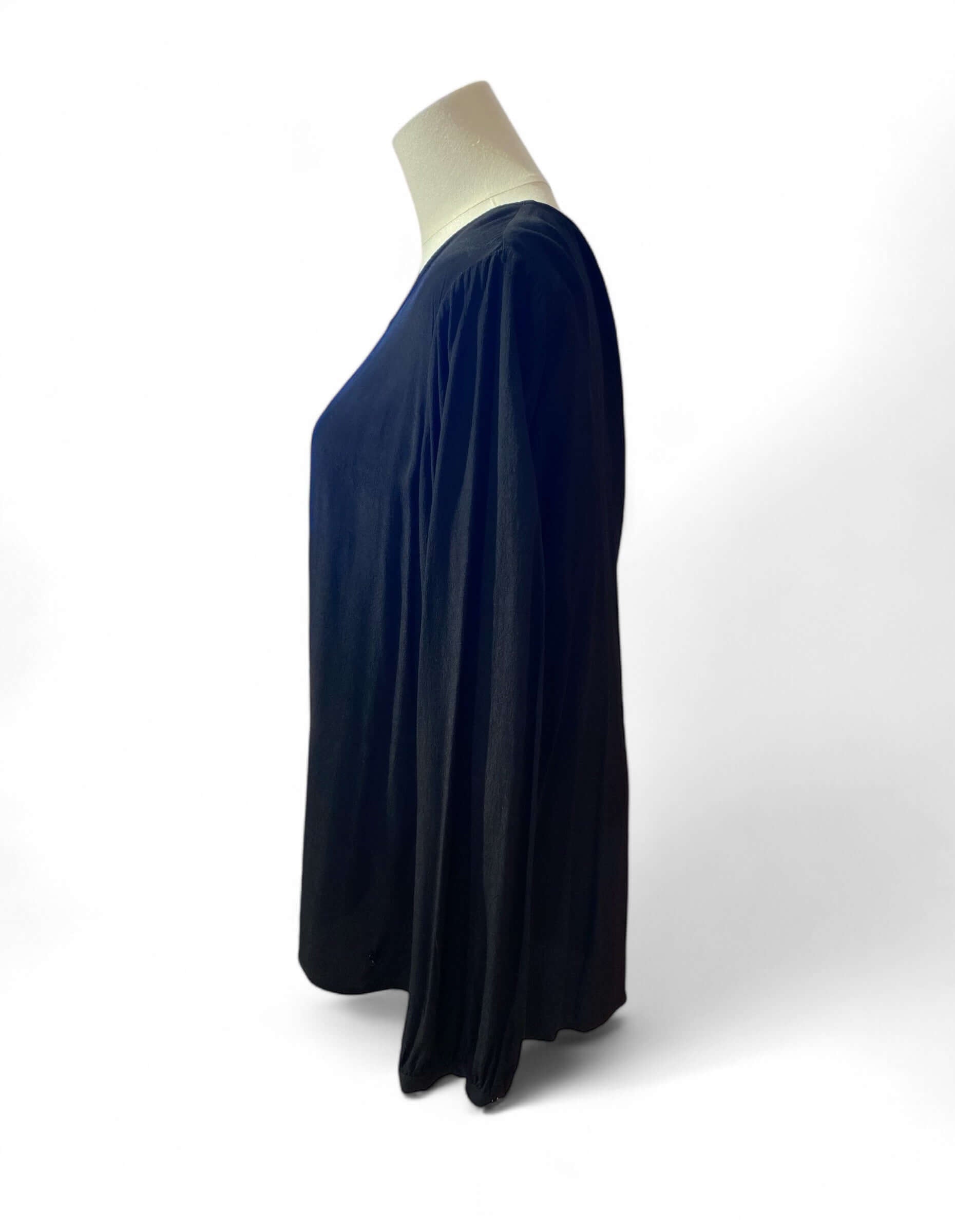 Armani Jeans - Blouse noire manches longue T42