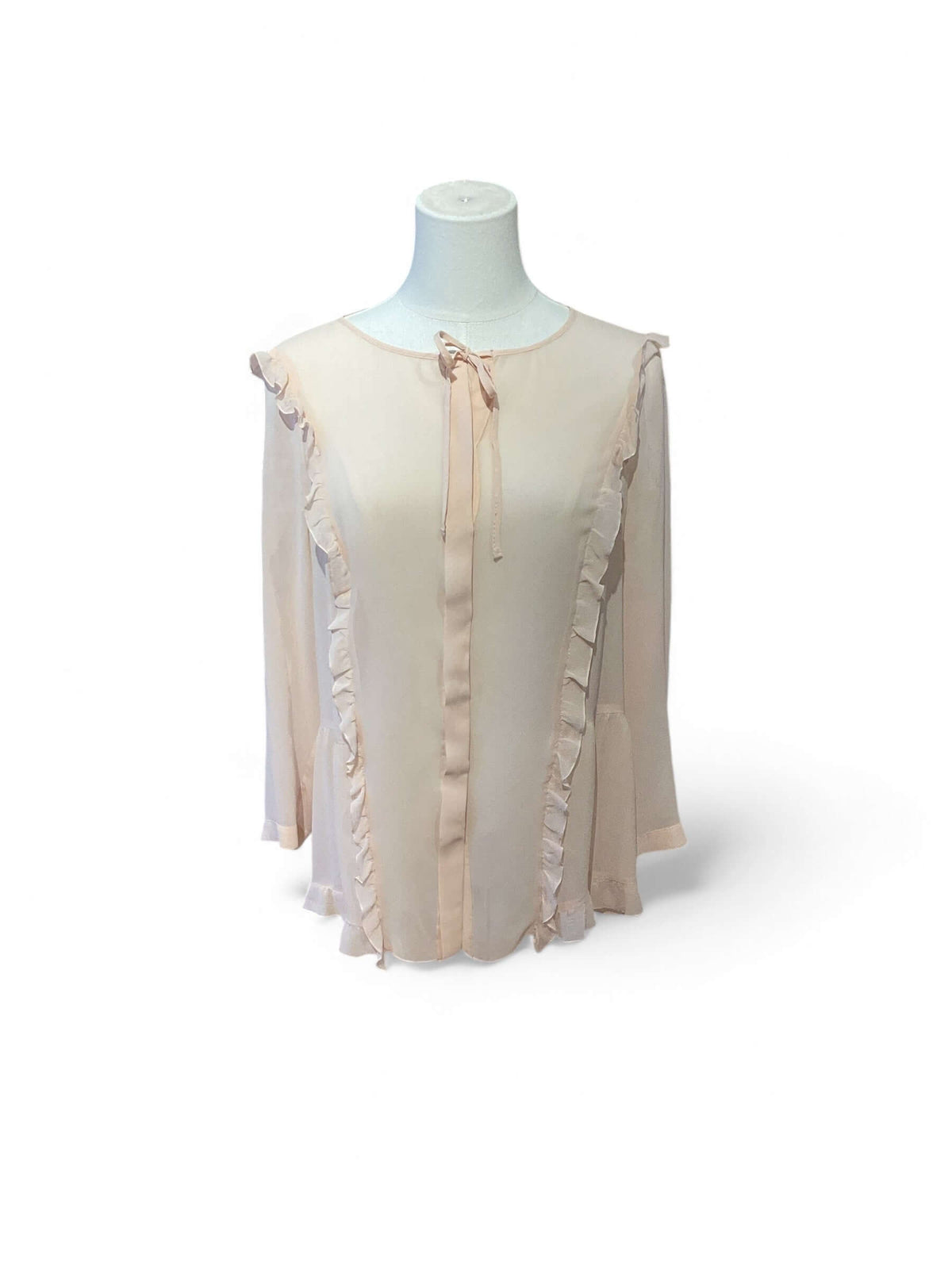 Max Mara - Bluse aus Voile Nude TS