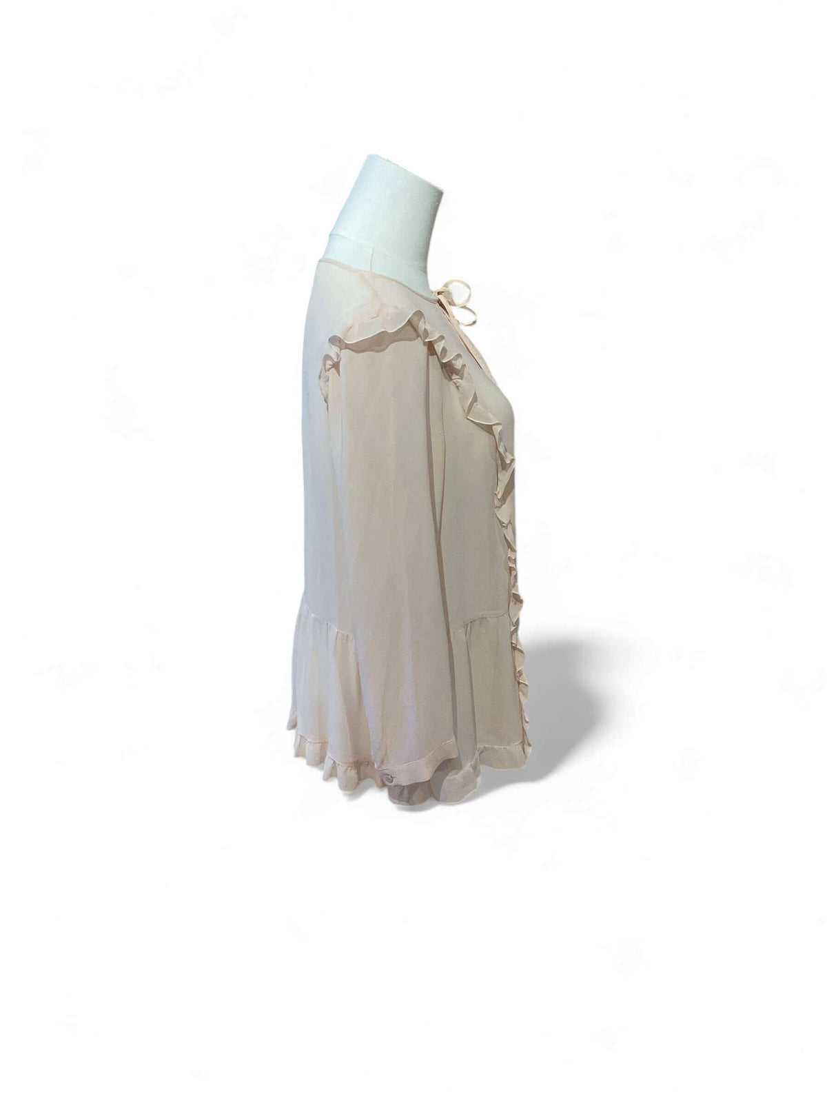 Max Mara - Bluse aus Voile Nude TS