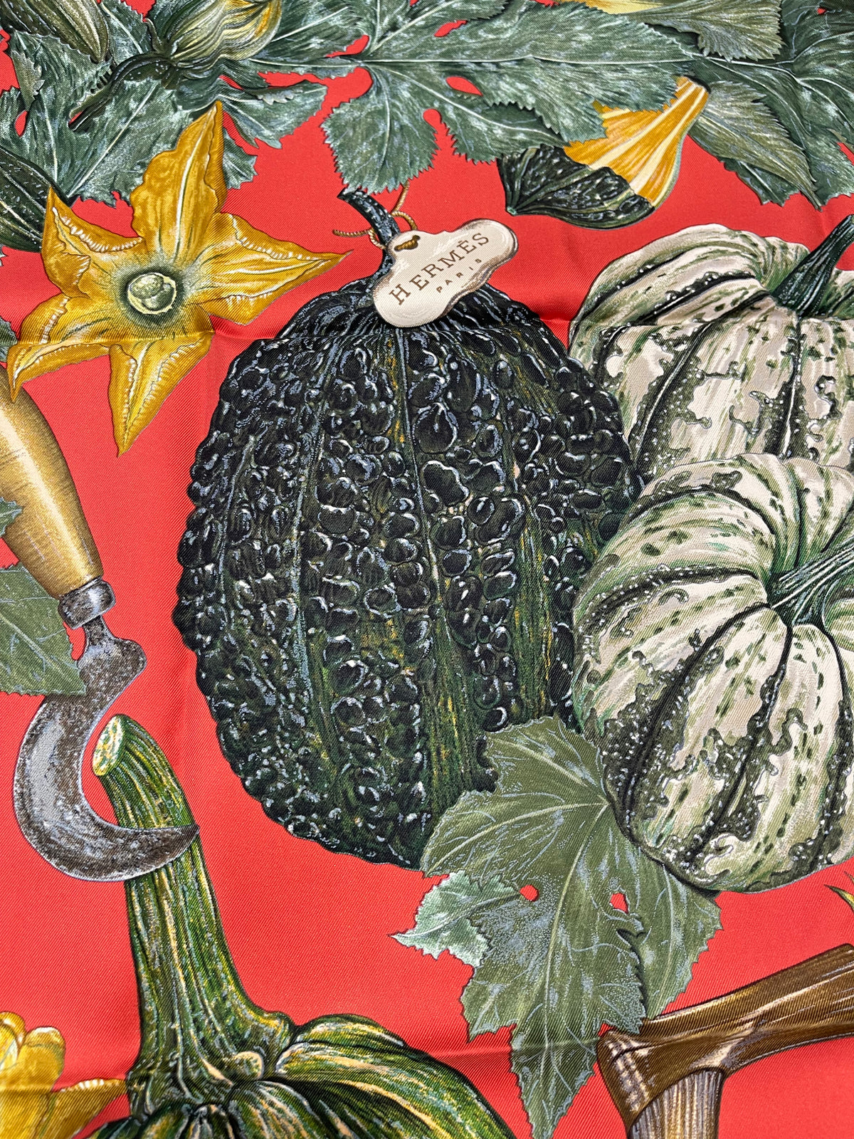 Hermès - Carré 90 « Citrouilles & coloquintes »