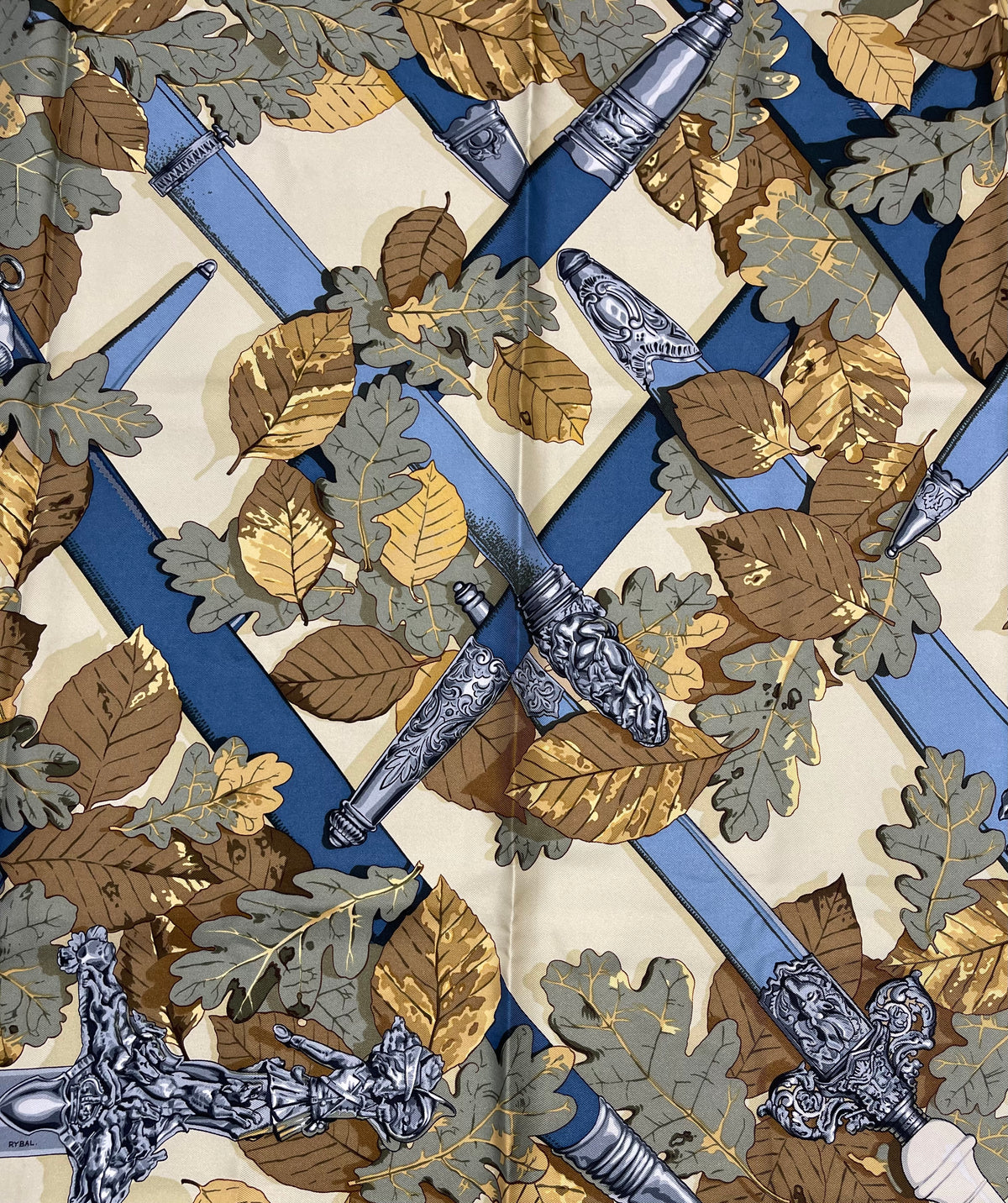 Hermès - Foulard 90 « Au plus dru »