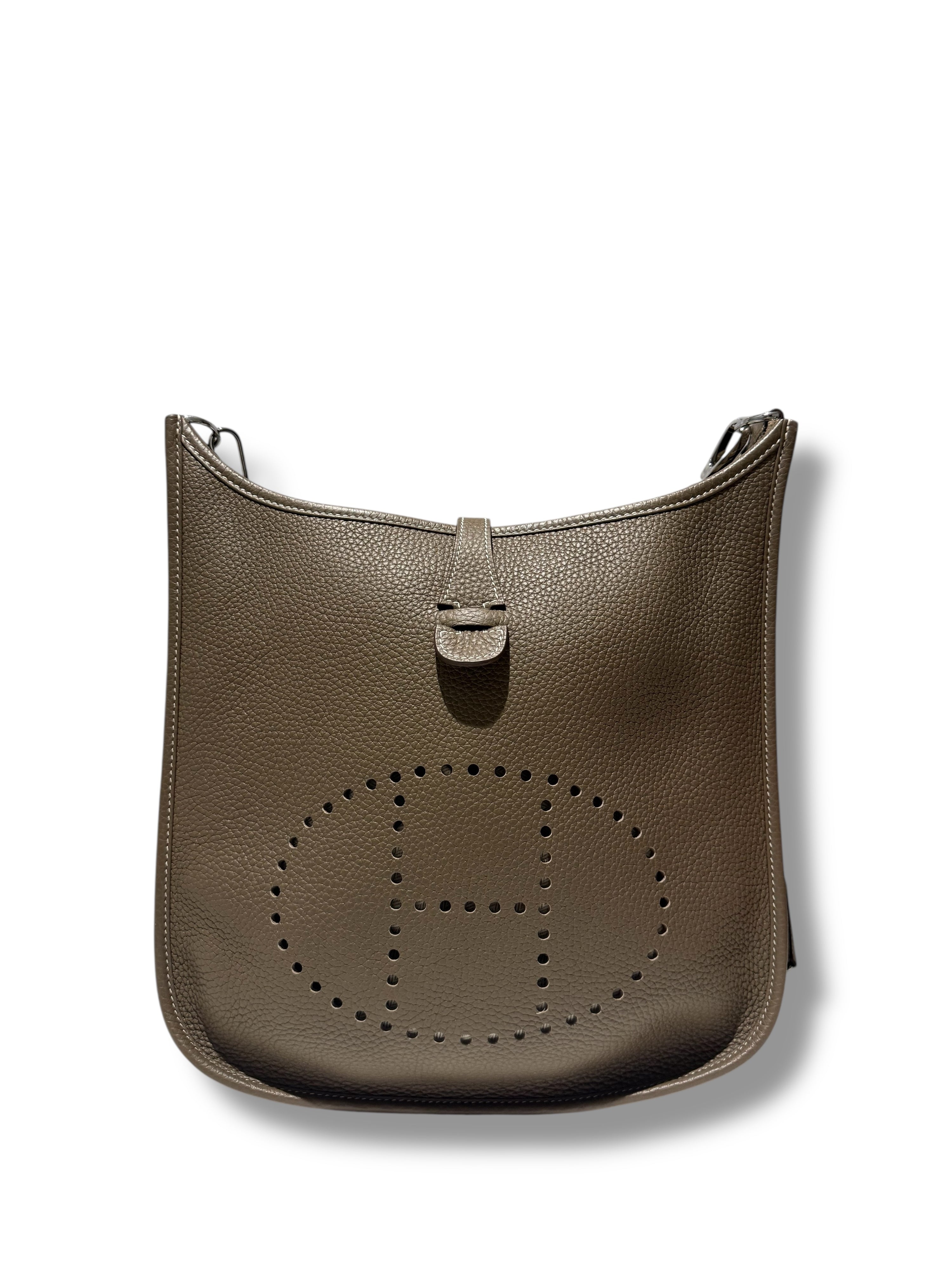 Hermès - Sac Evelyne III 29 Étoupe | Les Folies d’Eugénie