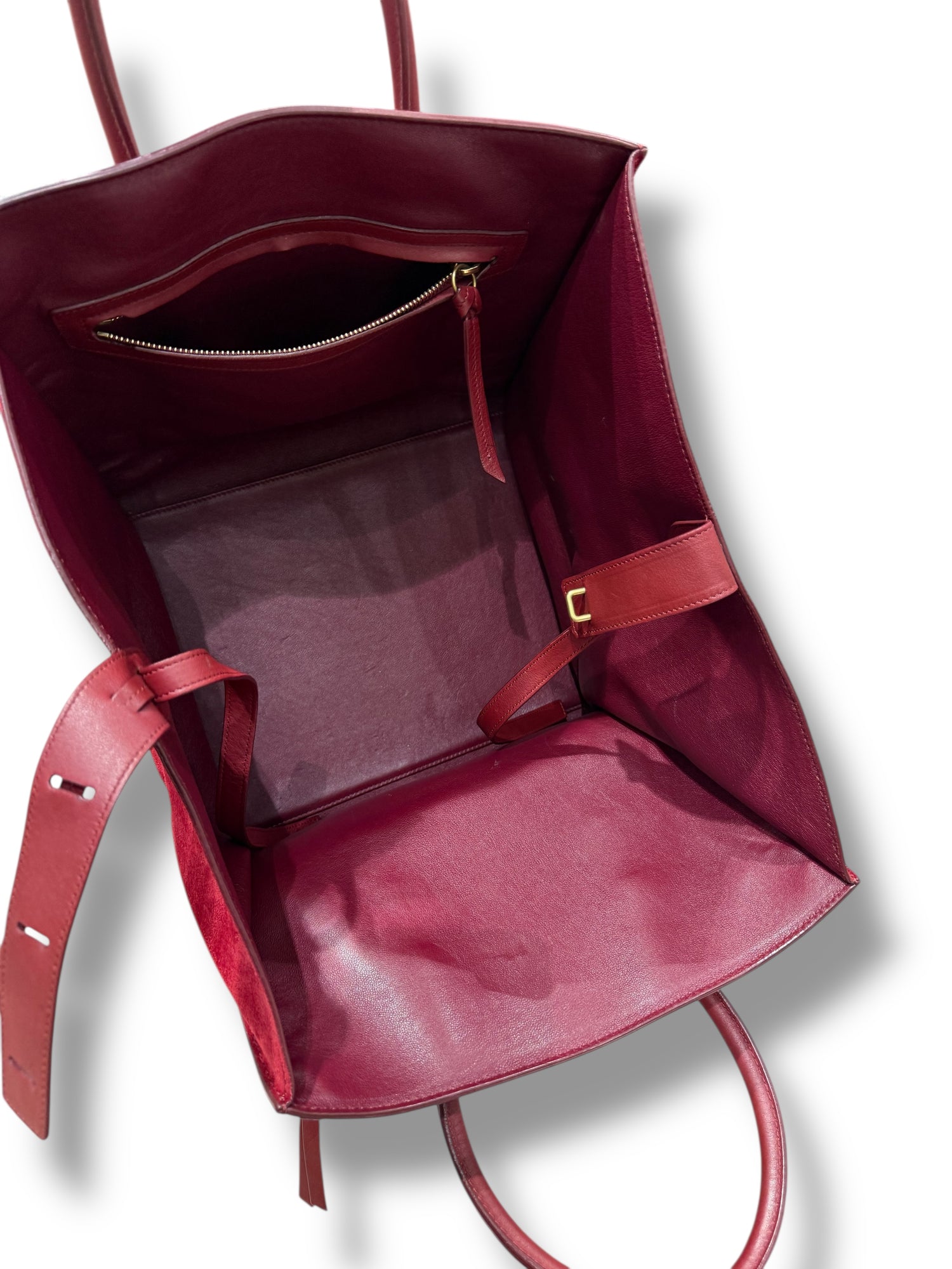Céline - sac phantom daim bordeaux