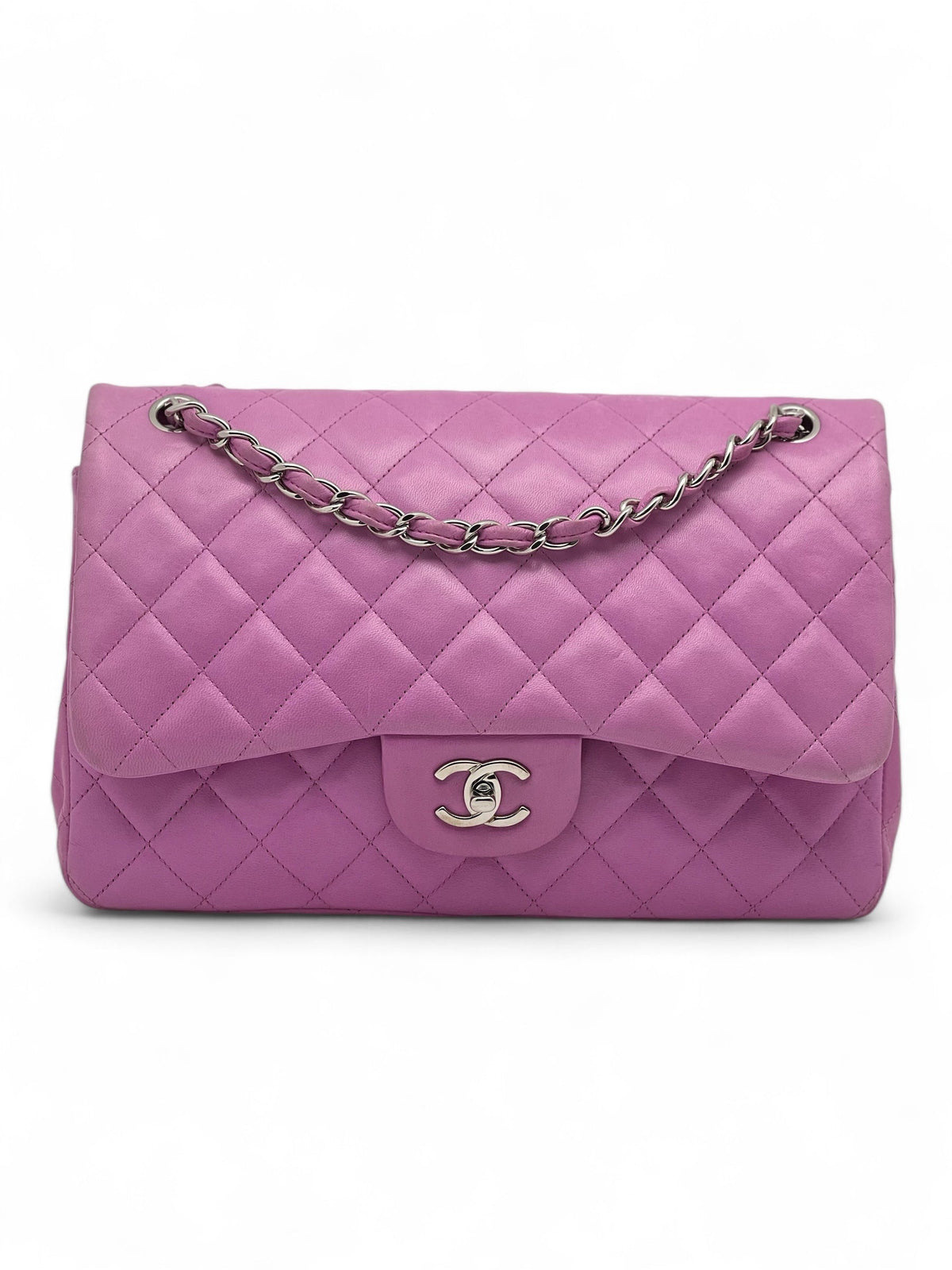 Chanel – Lilafarbene Jumbo-Tasche