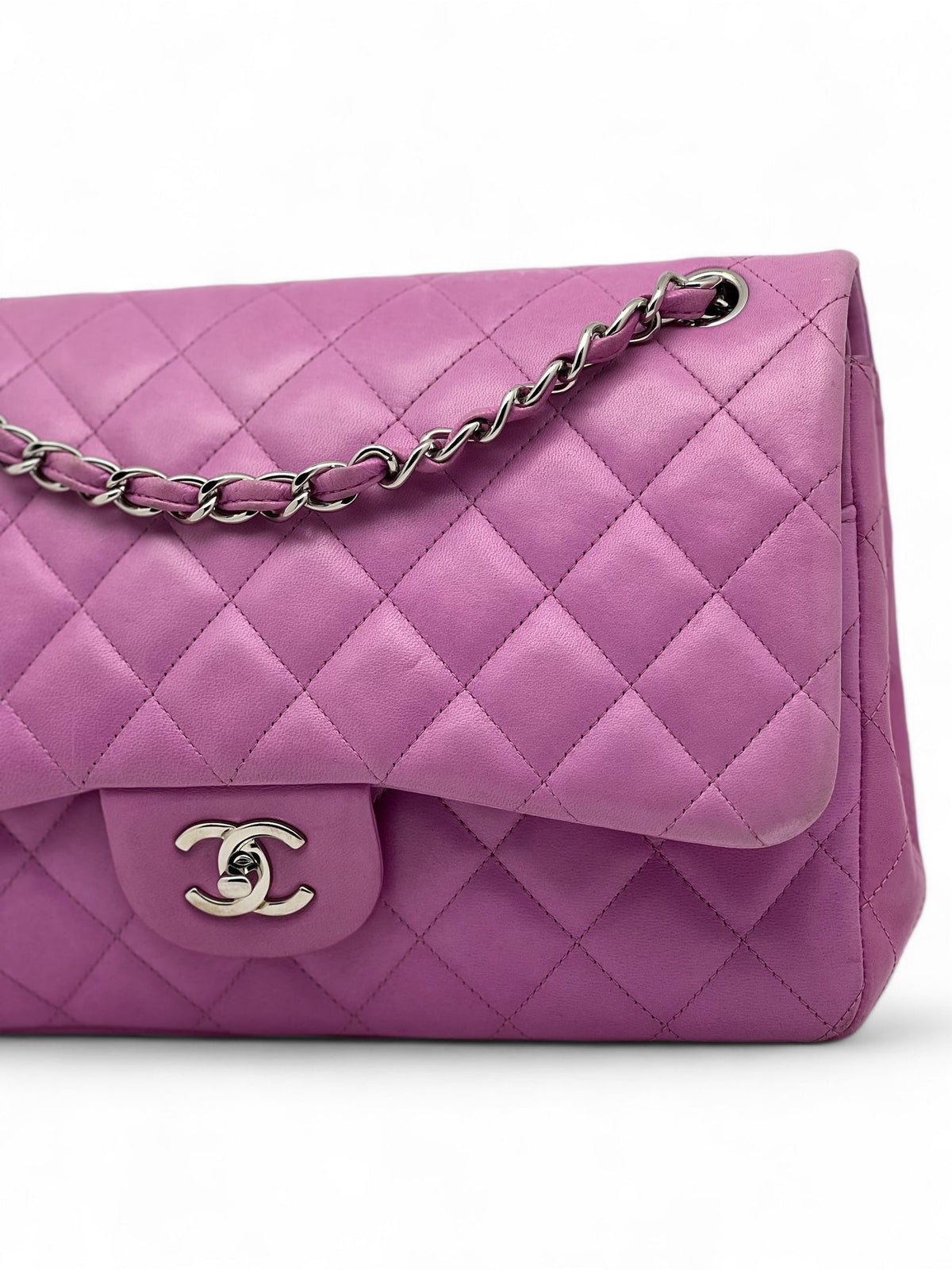 Chanel – Lilafarbene Jumbo-Tasche