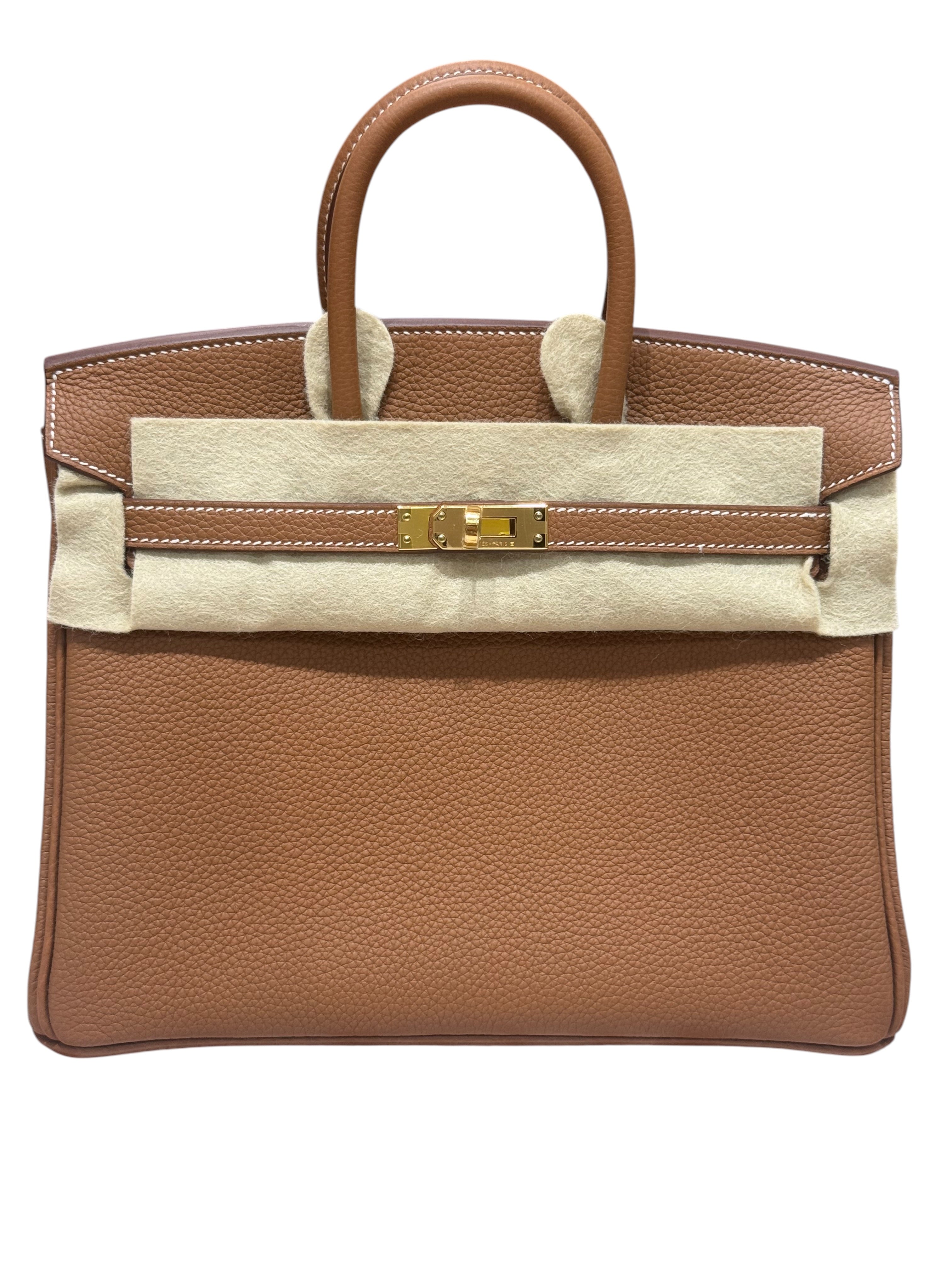 Hermès- Sac Birkin 25 Gold et GHW