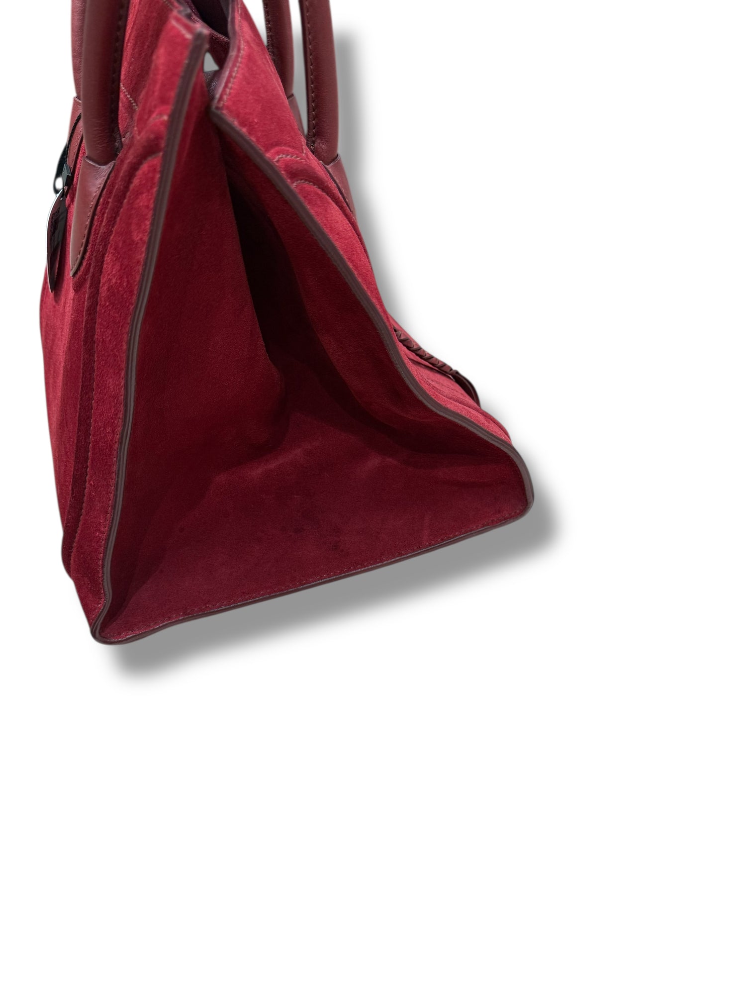 Céline - sac phantom daim bordeaux