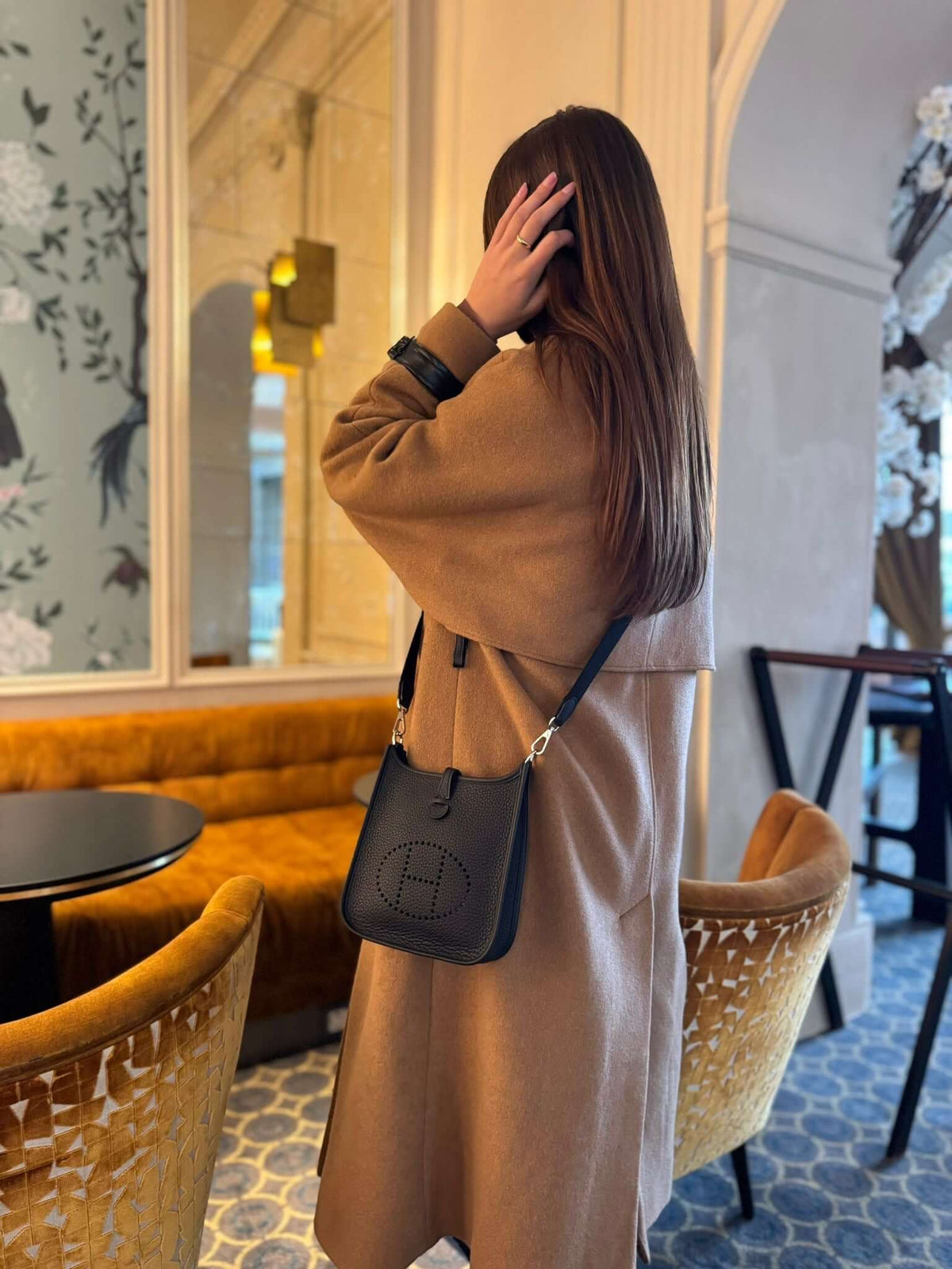 Hermès - Borsa Evelyne 16 Amazone nero