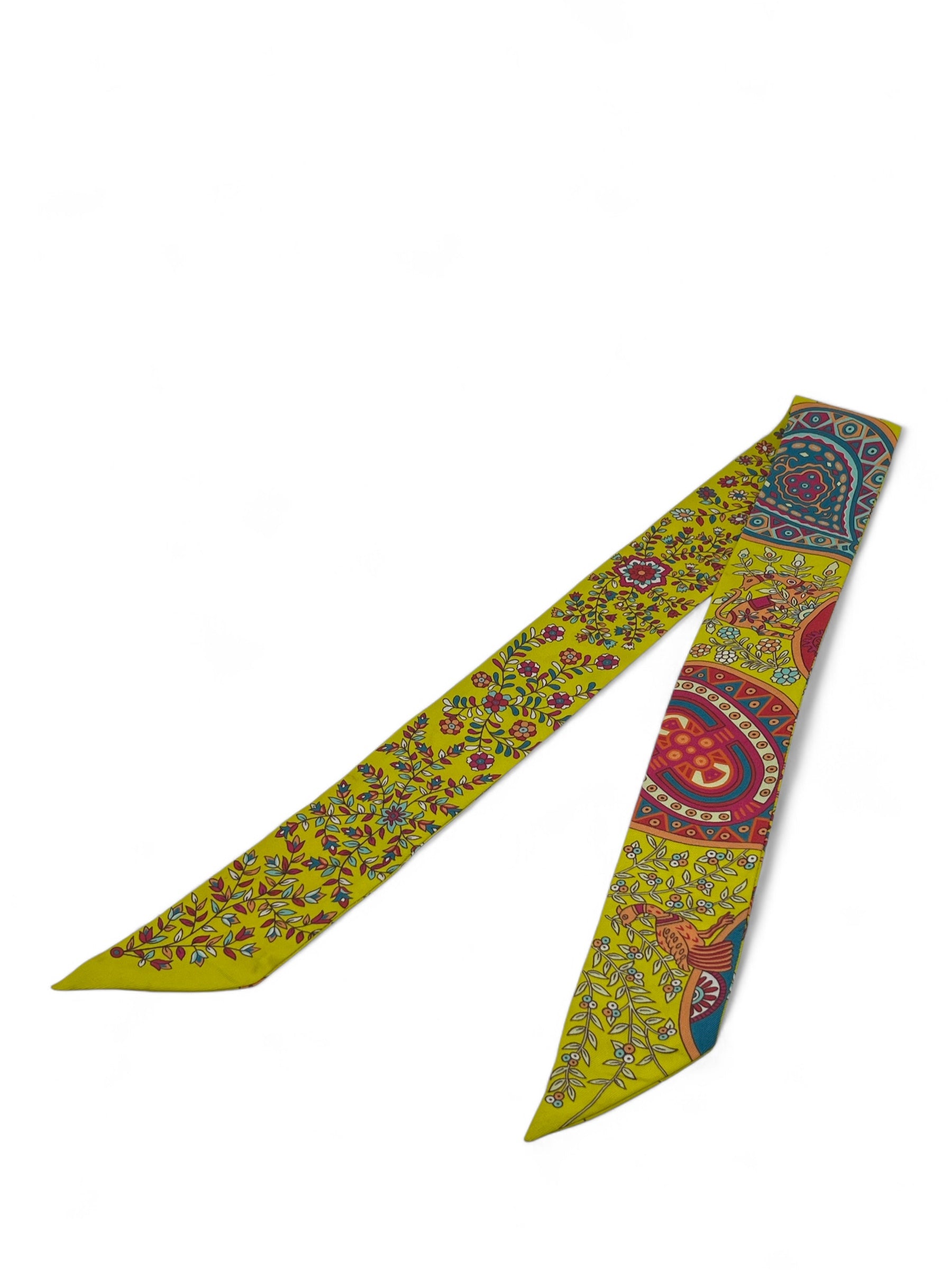 Hermès - Twilly jaune « L’arbre de vie »