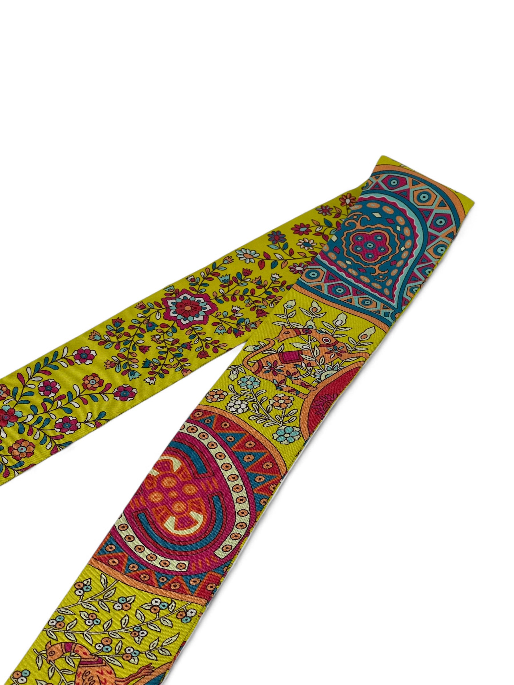 Hermès - Twilly jaune « L’arbre de vie »