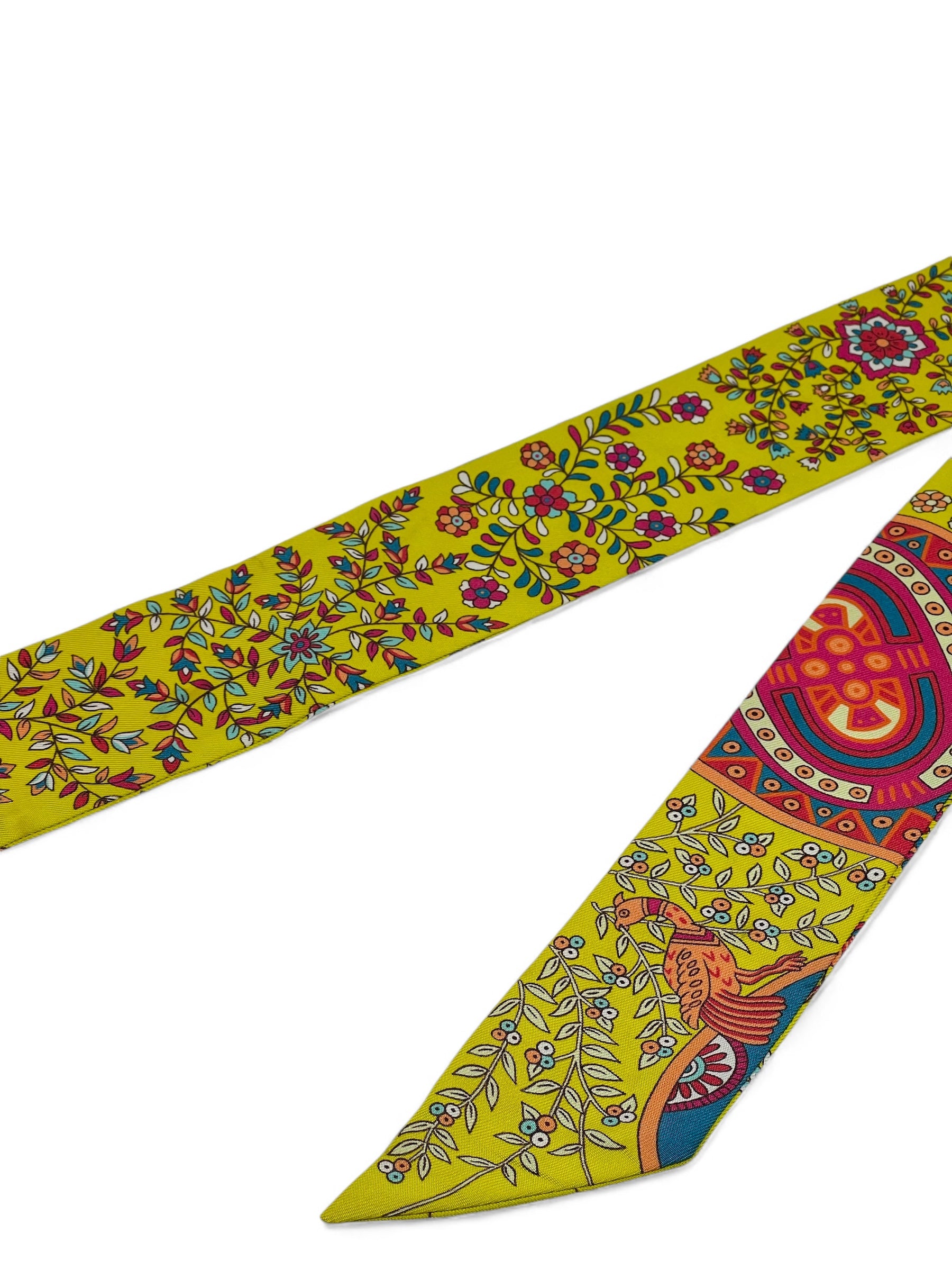 Hermès - Twilly jaune « L’arbre de vie »