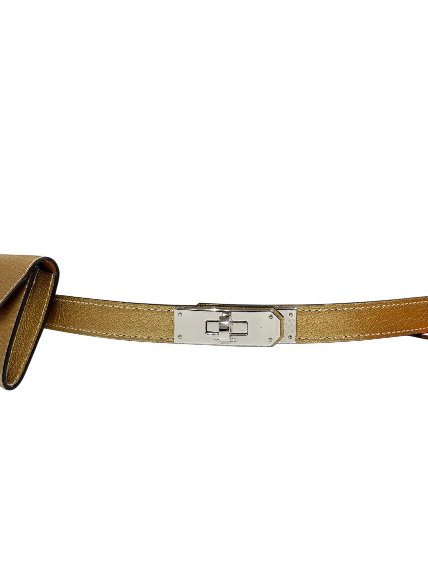 Hermès - Ceinture Kelly Pocket Gold 18 PHW