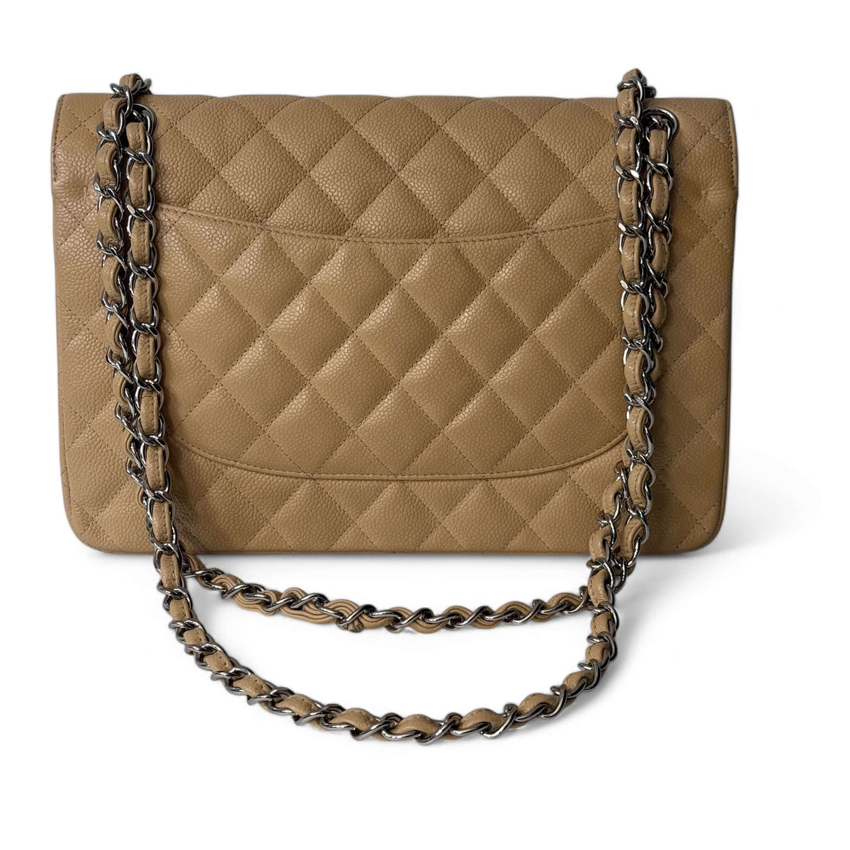 Chanel - Borsa Jumbo beige