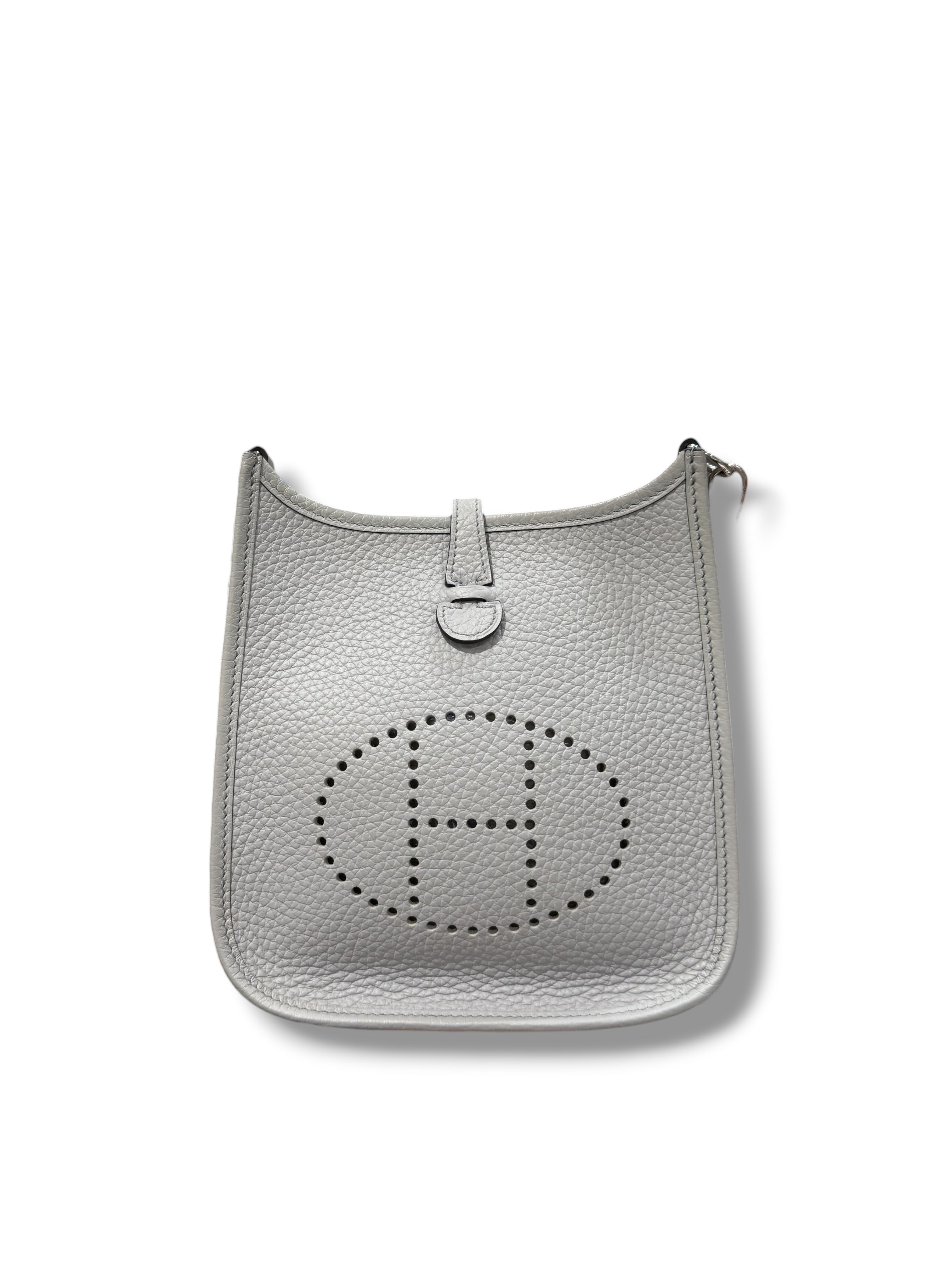 Hermès - Sac Evelyne 16 Bleu pâle PHW