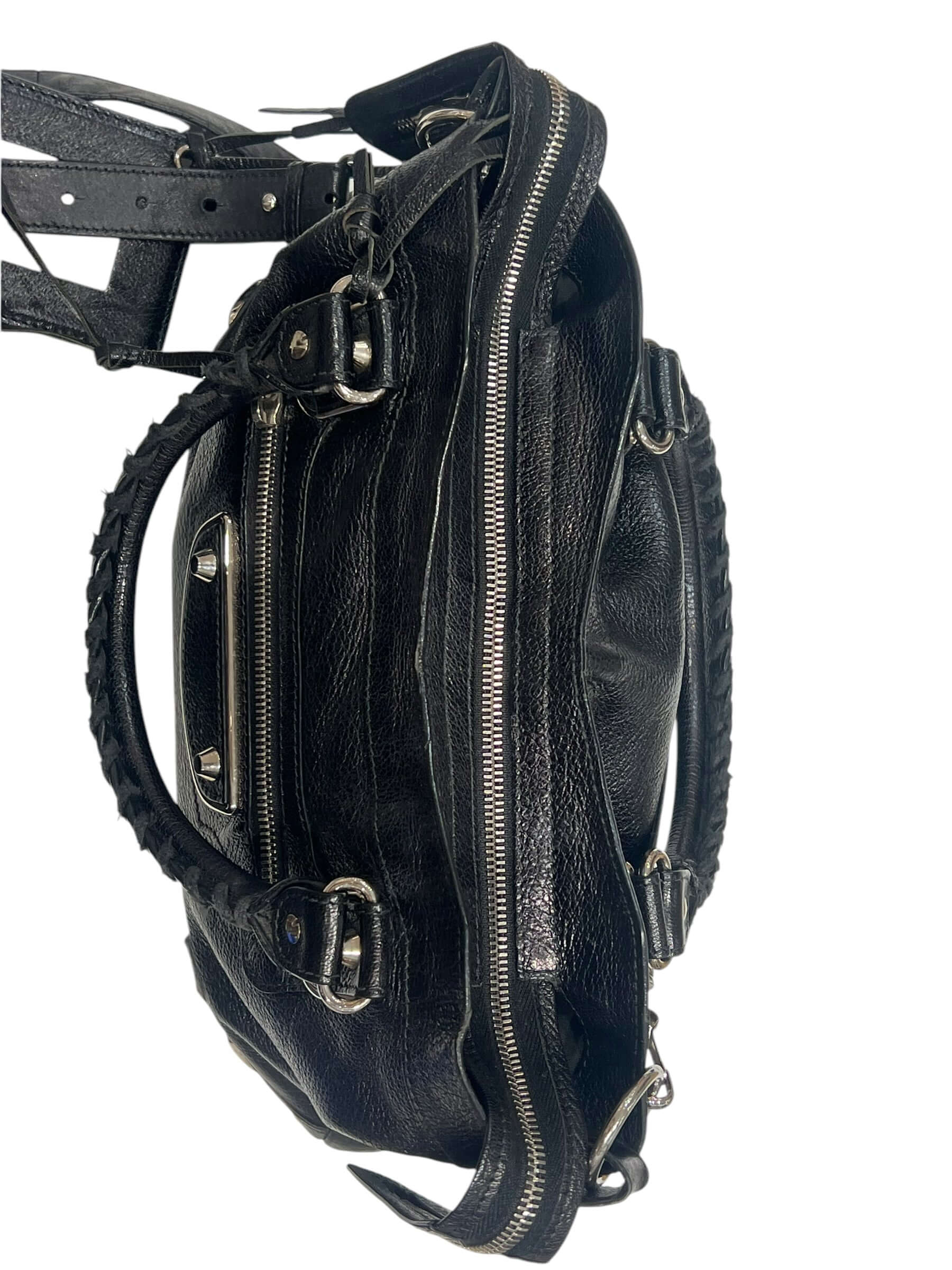 BALENCIAGA - sac city cuir noir