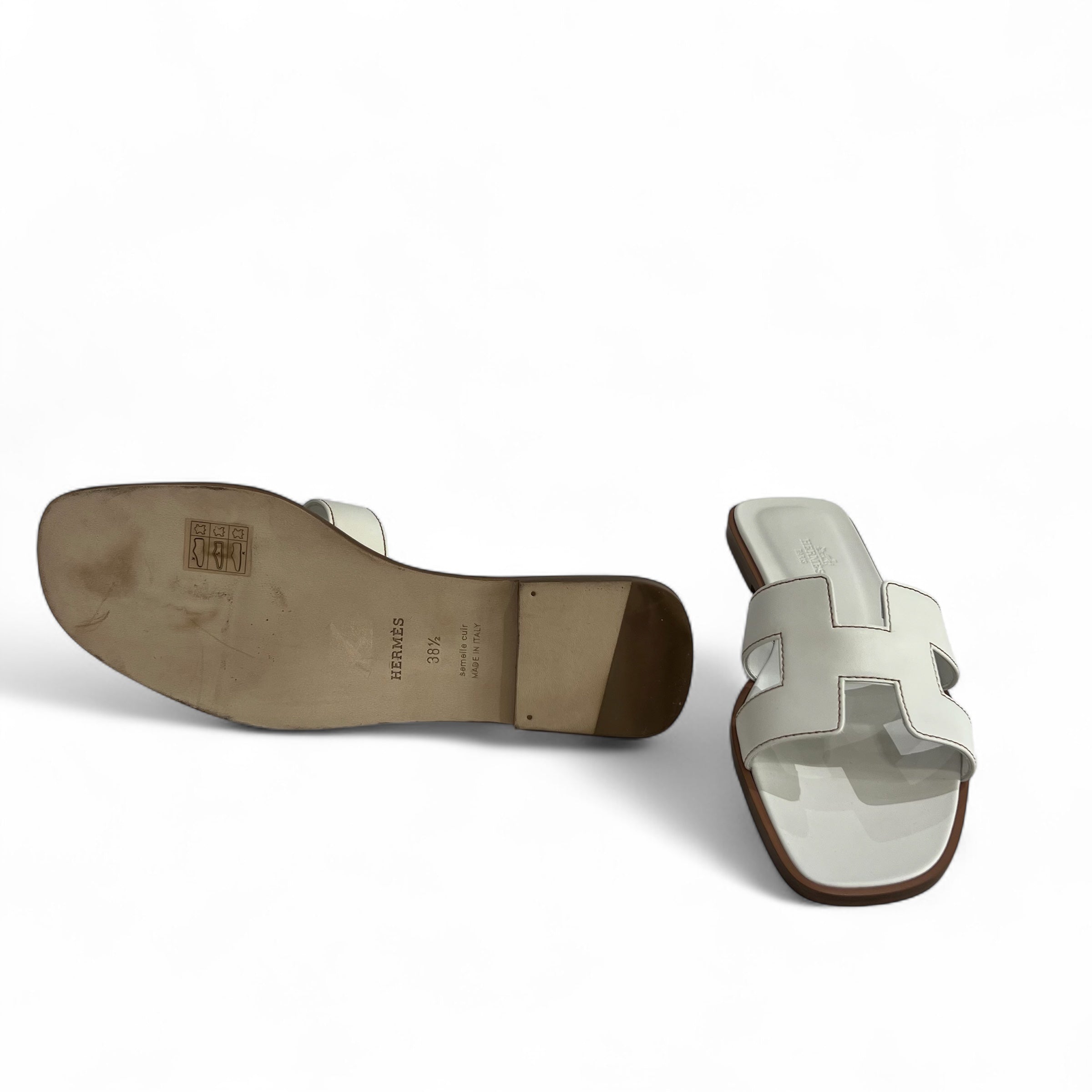 Hermès - Sandales Oran t.38 1/2