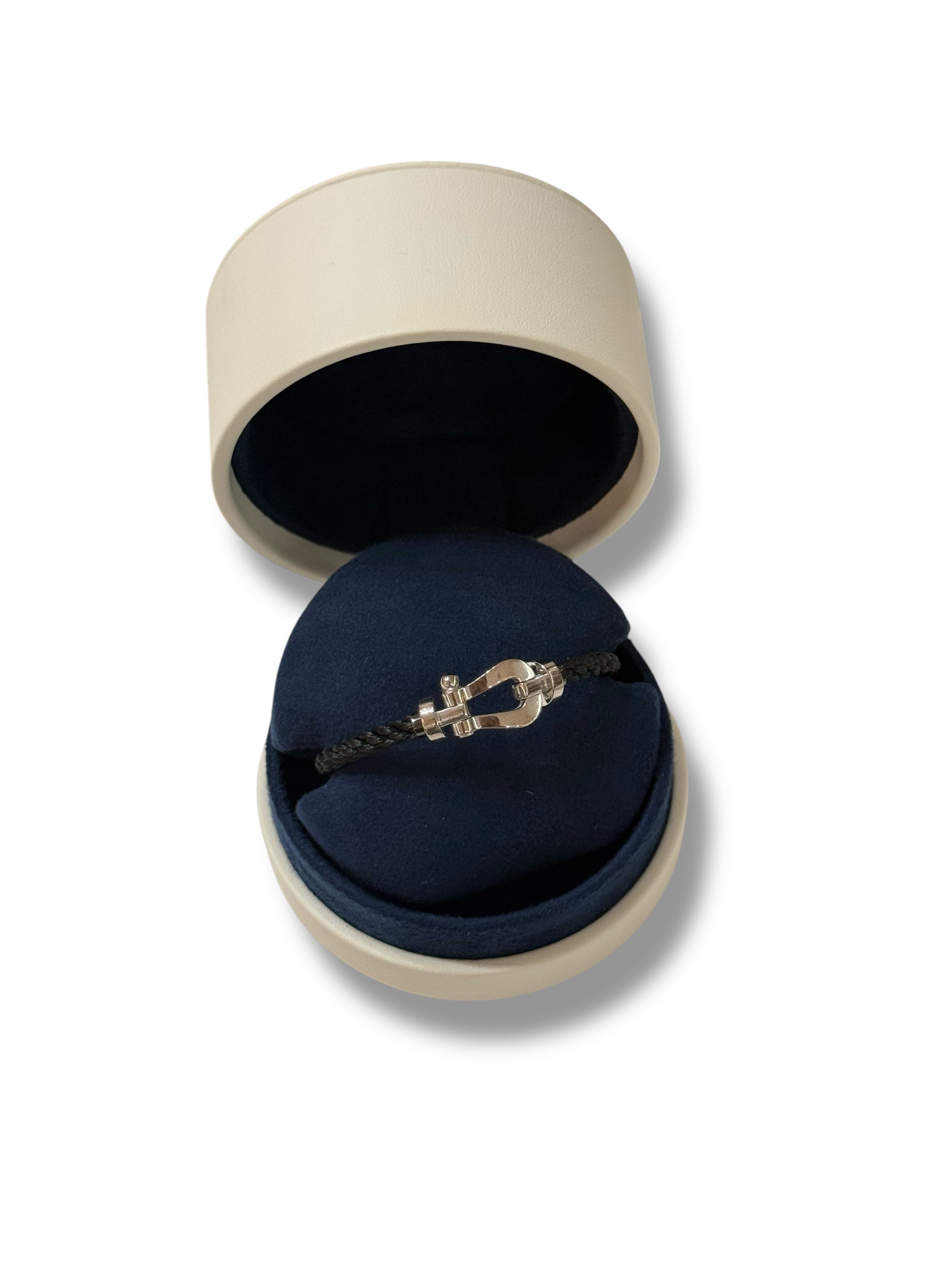 Fred - Bracelet Force 10 GM or blanc avec 3 câbles interchangeables