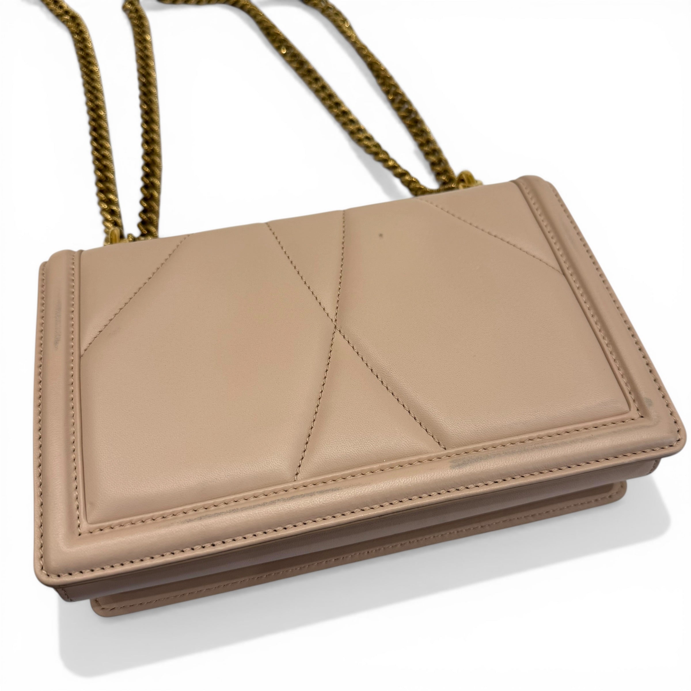 Dolce & Gabbana - Sac Dévotion en cuir rose pale