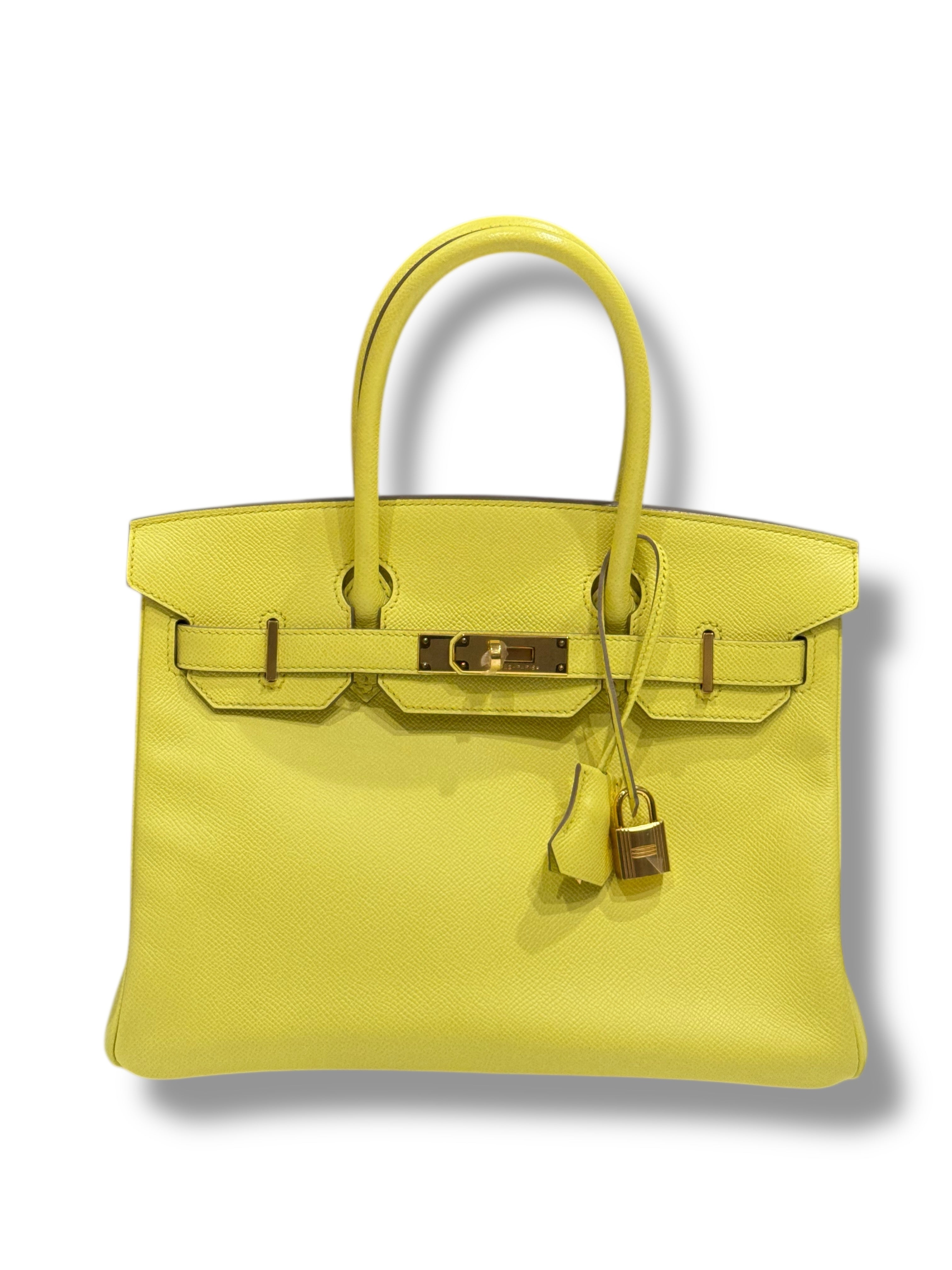 Hermès - Birkin 30 Lime Epsom GHW
