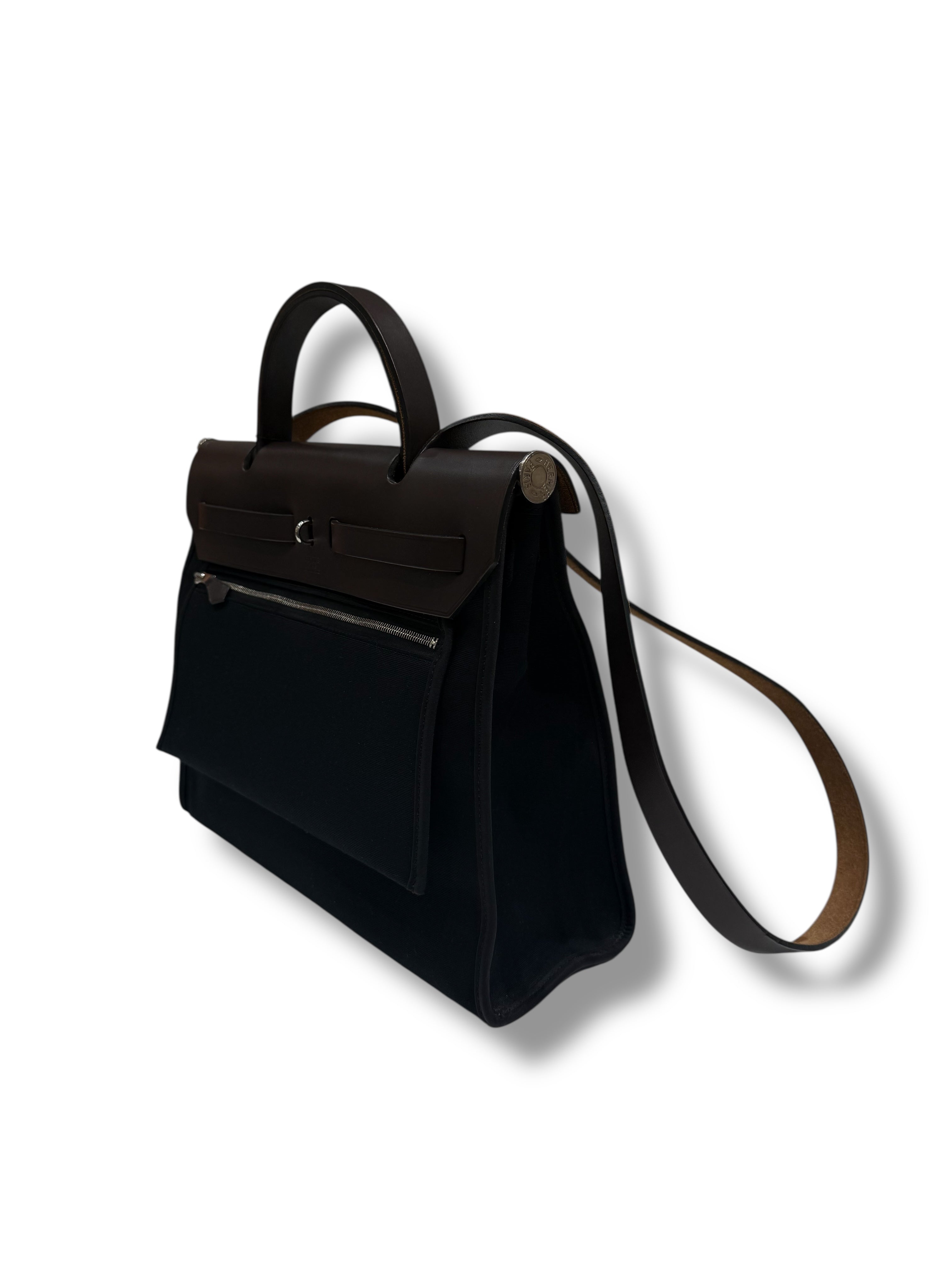 Hermès - Sac Herbag 31 Noir & Ébène