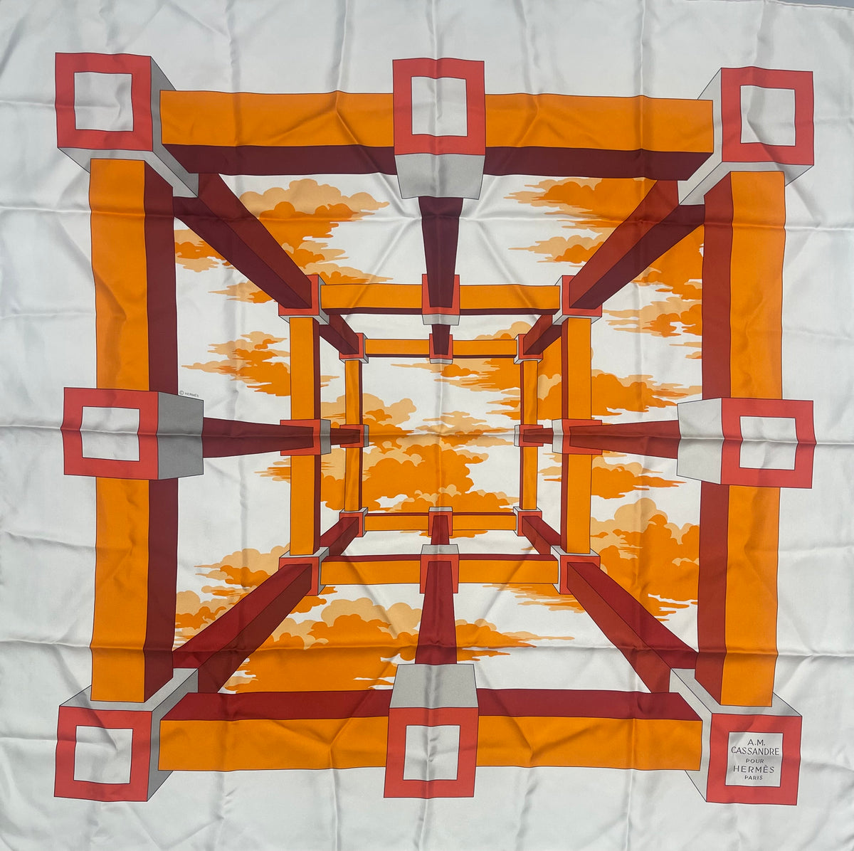 Hermès - Carré 90 « Perspective »
