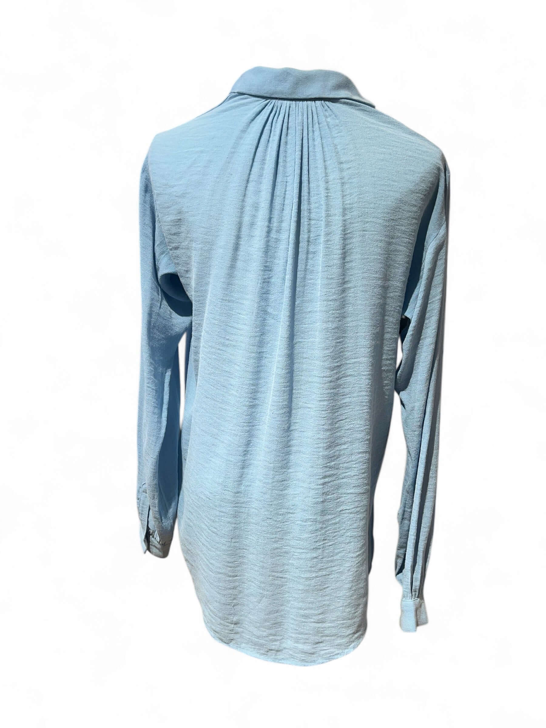 Maje - Blouse bleue TS