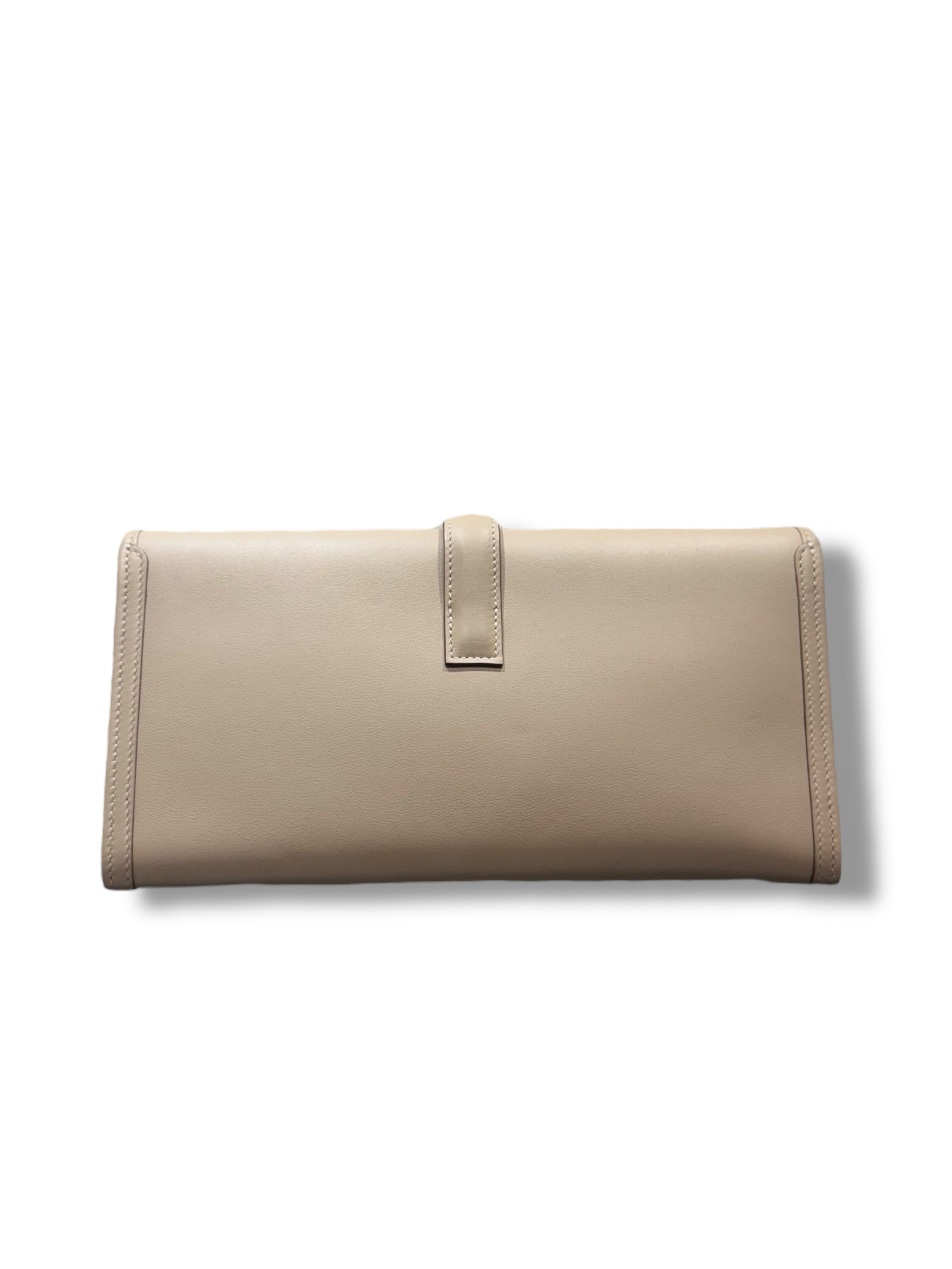 Hermès - Pochette Jige Élan 29 beige