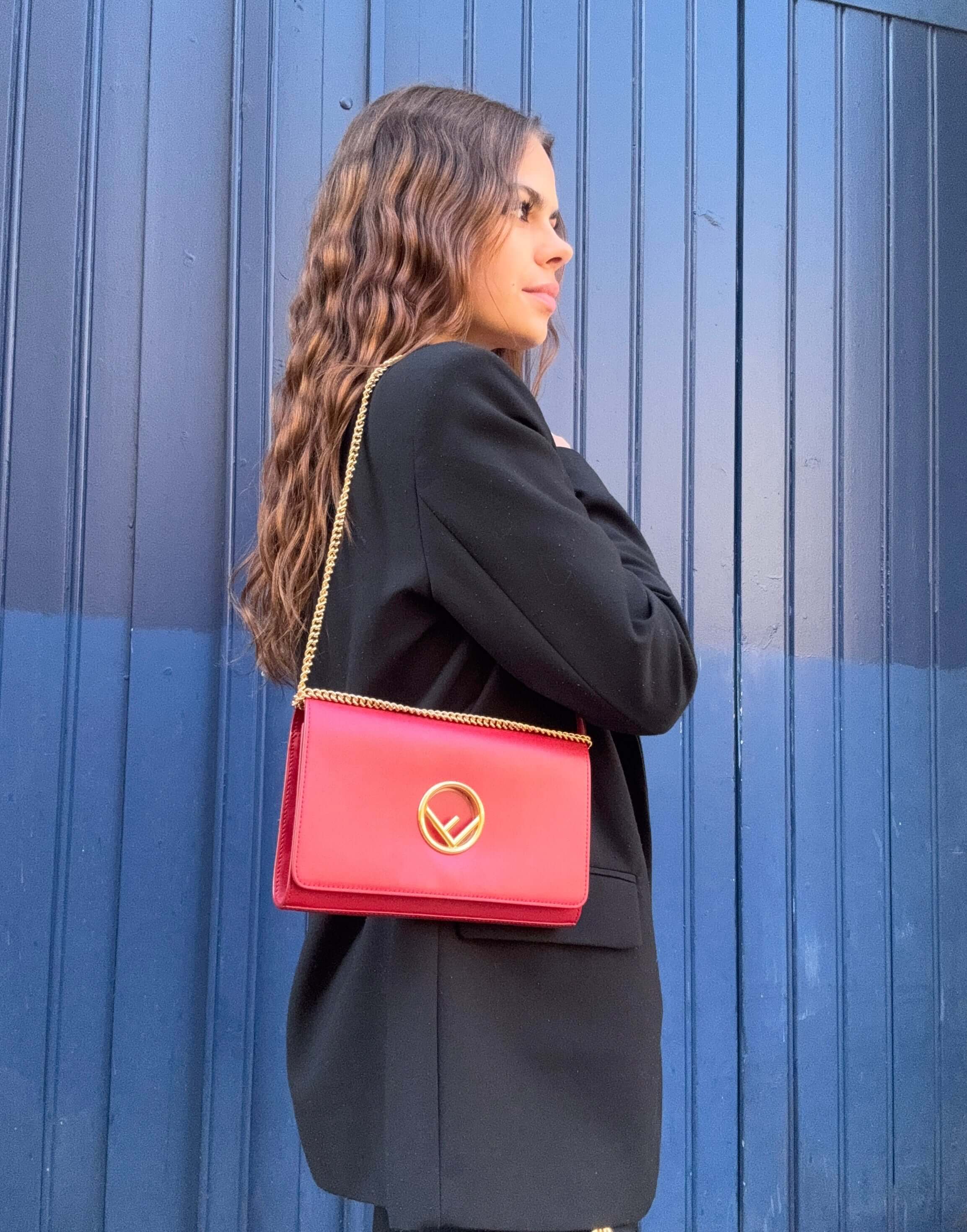 Fendi - Rote Clutch Tasche