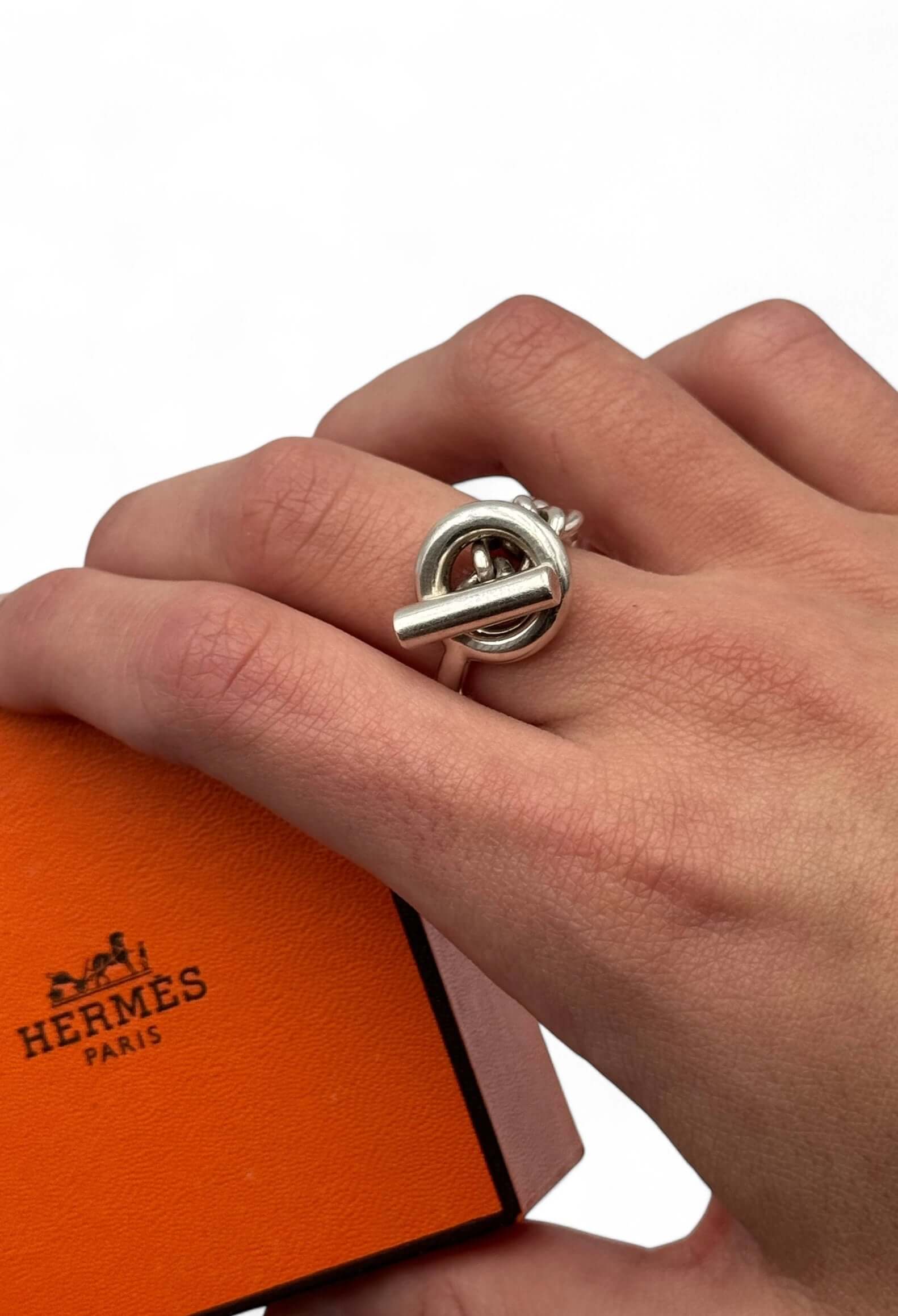 Hermès Bague Croisette T53 – Les Folies d'Eugenie